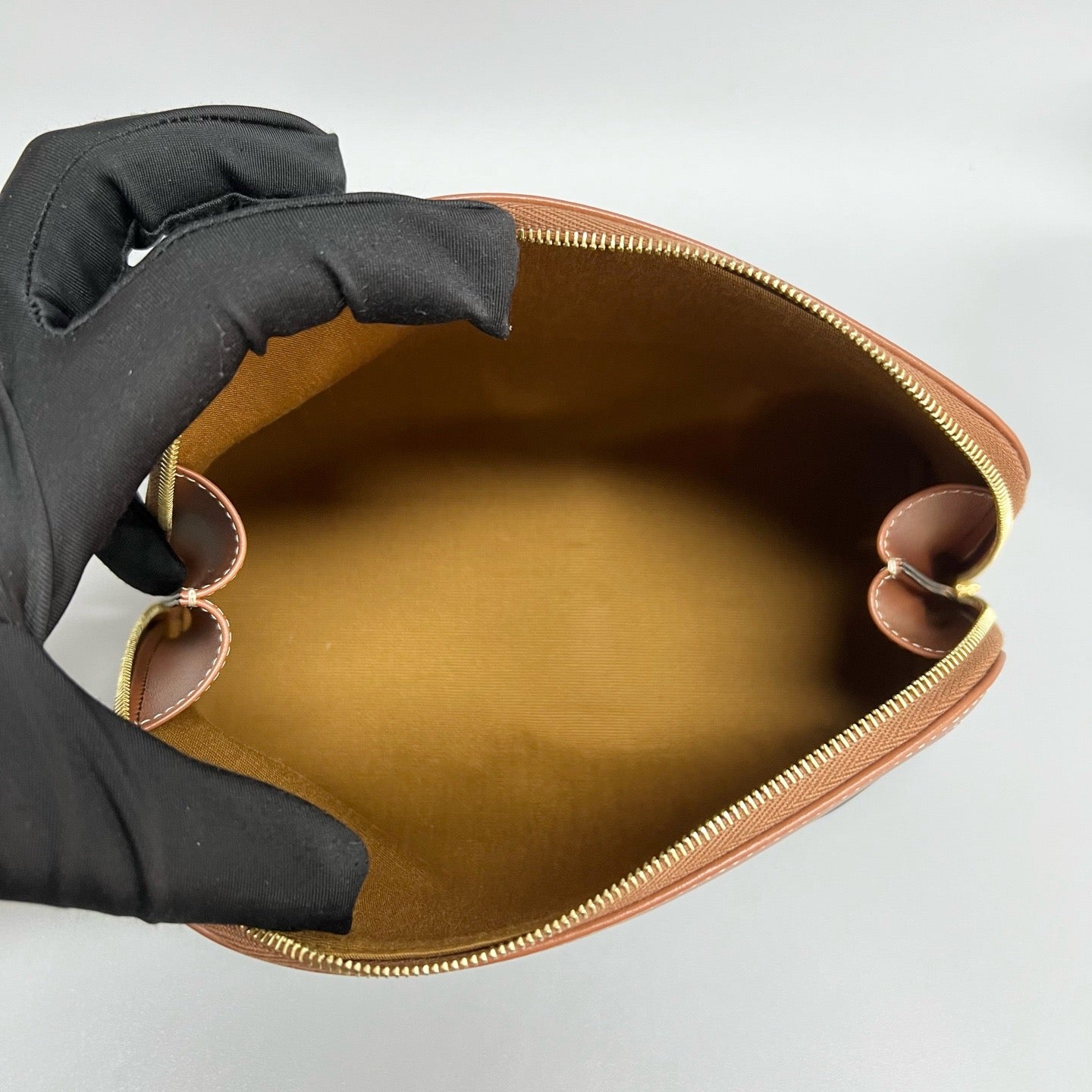 Celine Triomphe Canvas Vanity Pouch