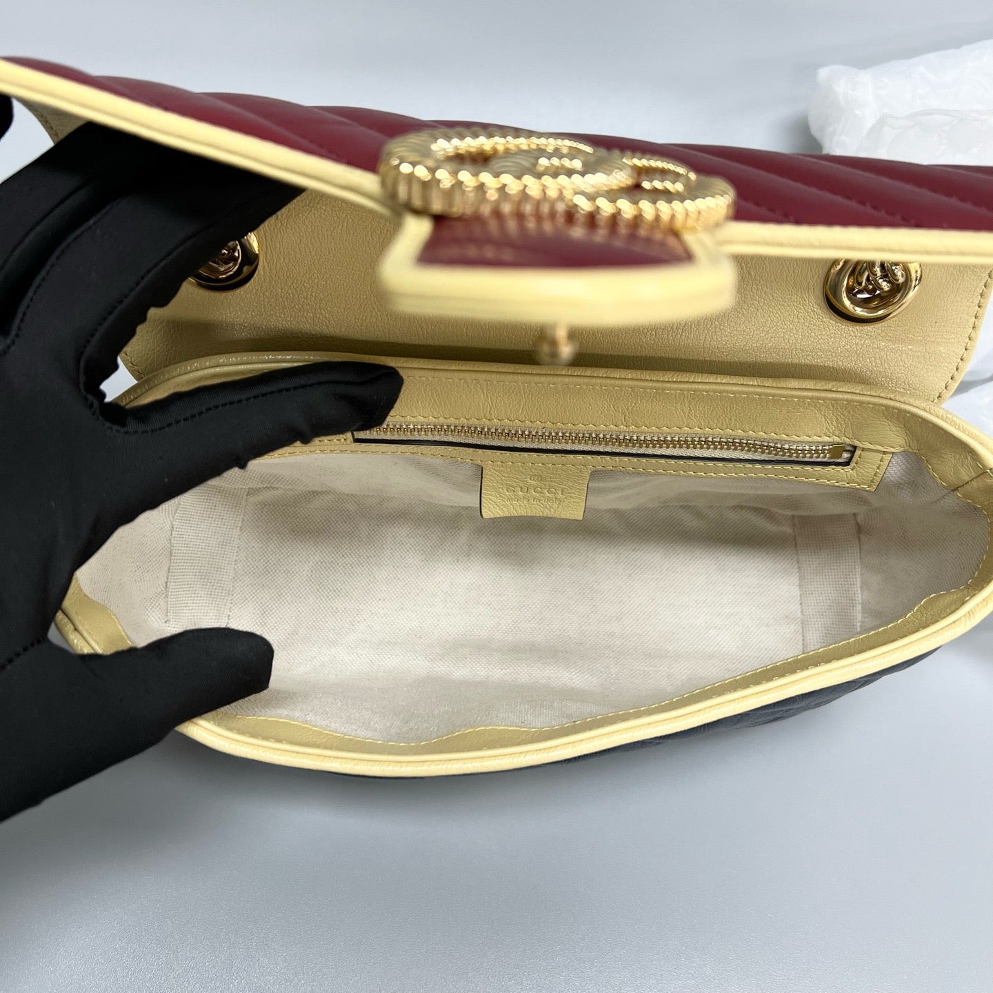 Gucci Marmont 26 – Tricolor Spiral