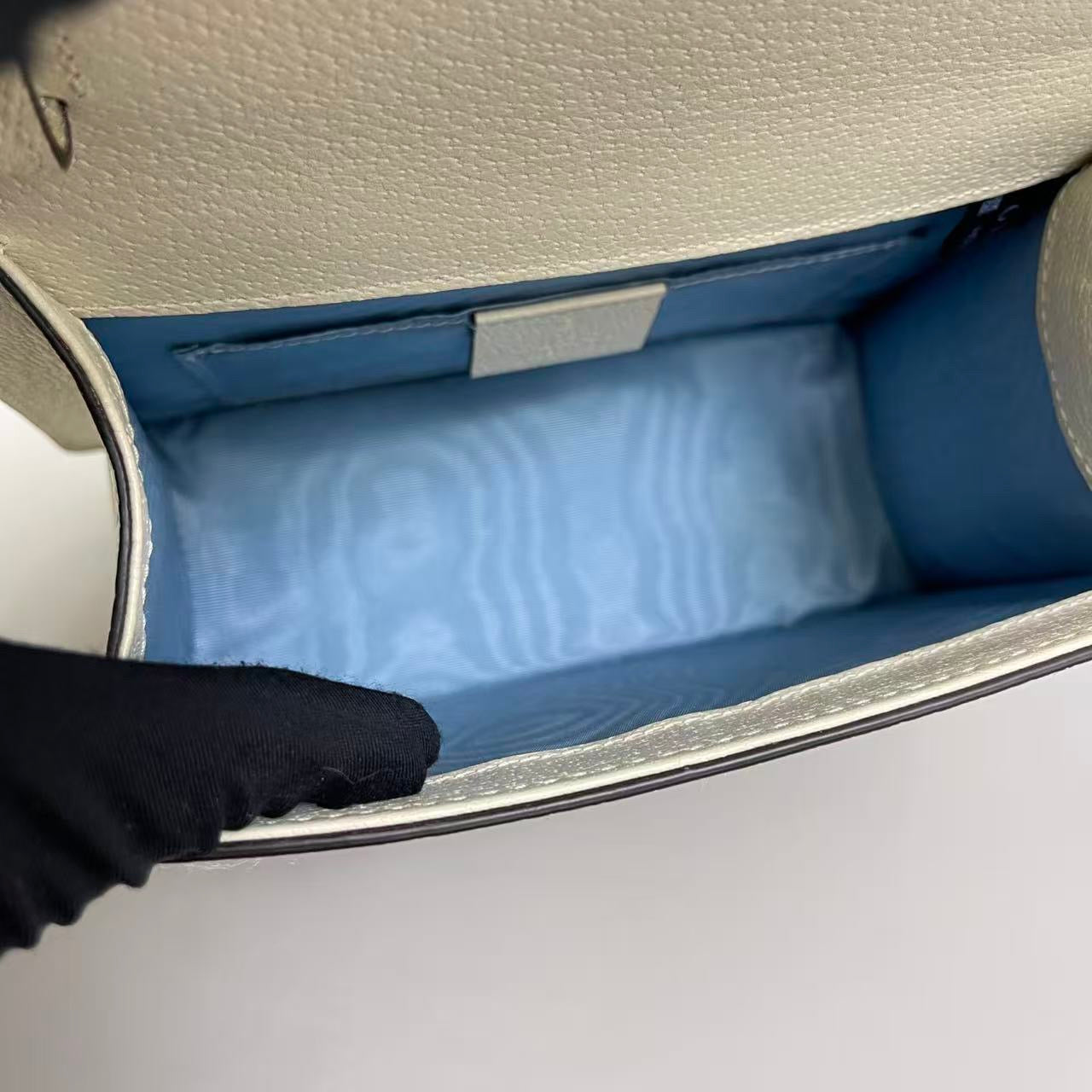 Gucci Sylvie Leather Top-Handle Bag