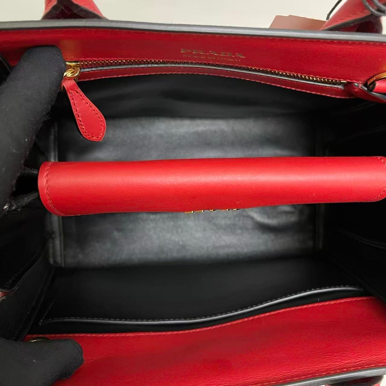 Prada Saffiano Leather Accordion Tote