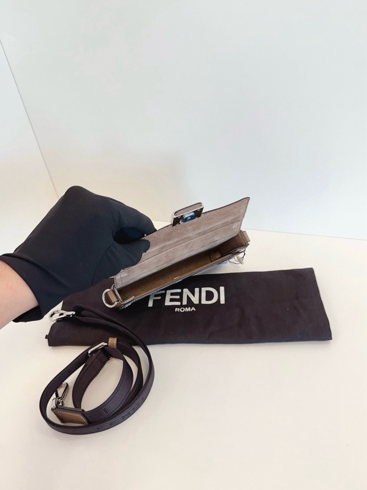 Fendi Baguette Soft Trunk Mini Bag