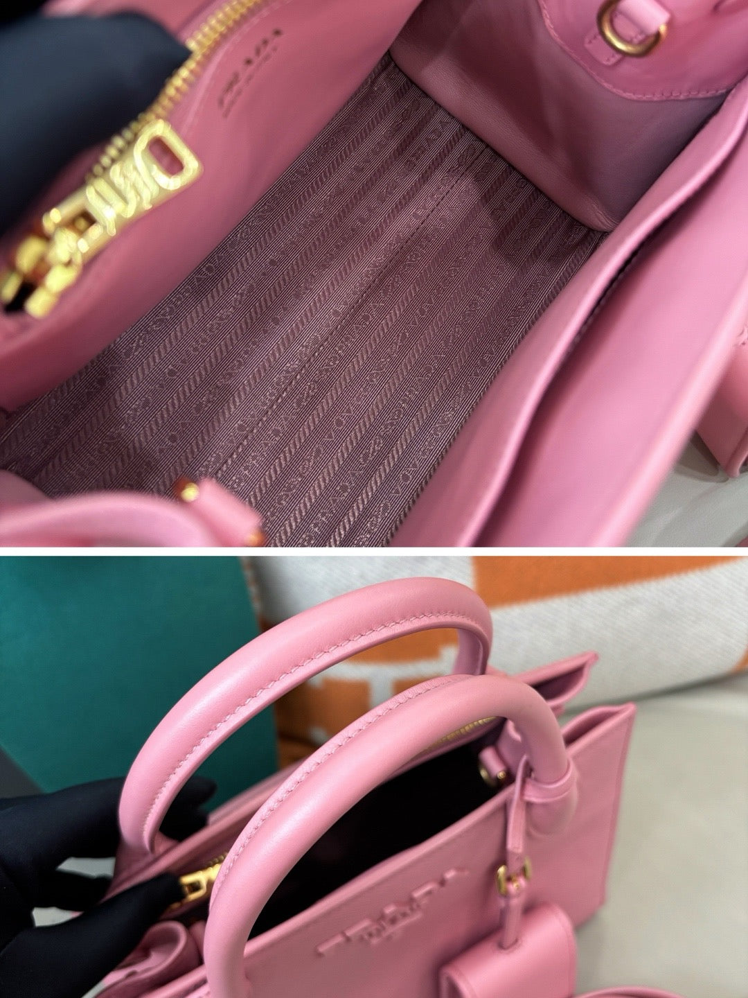 Prada Saffiano Leather Top-Handle & Crossbody Bag