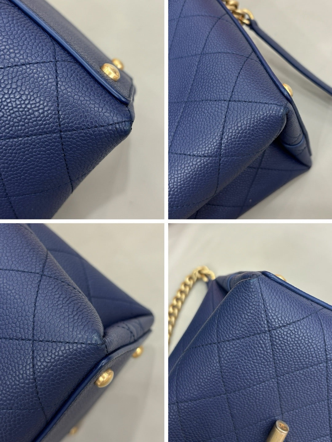Chanel Drawstring Bucket Bag — Deep Blue