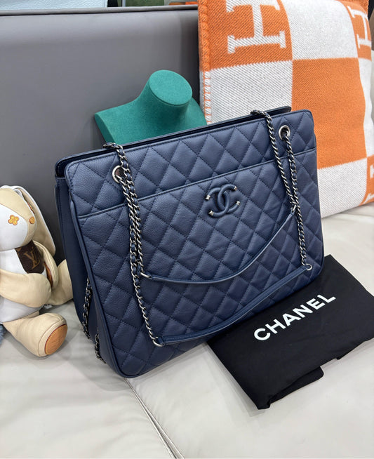 Chanel Deep Blue Tote
