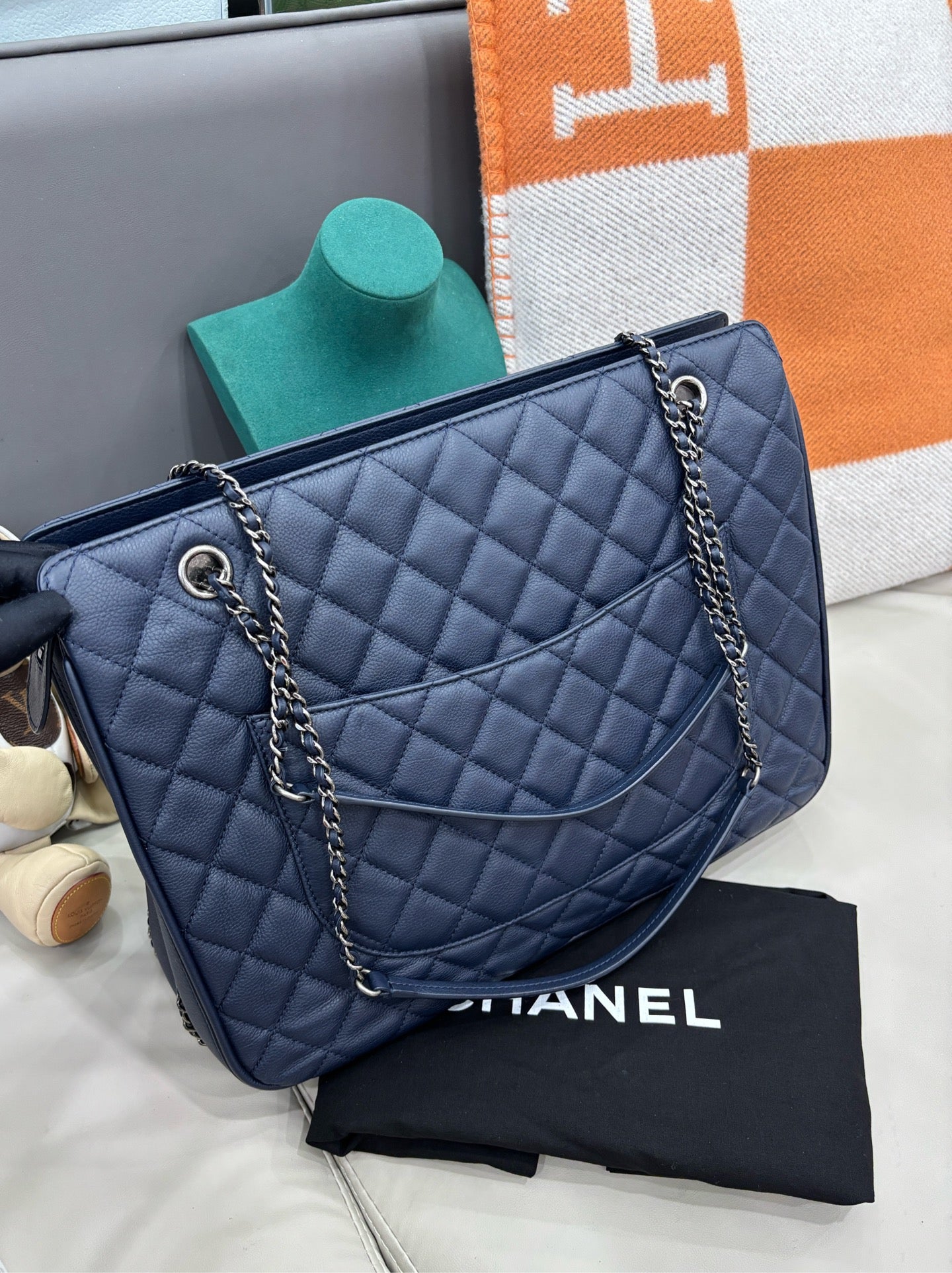 Chanel Deep Blue Tote