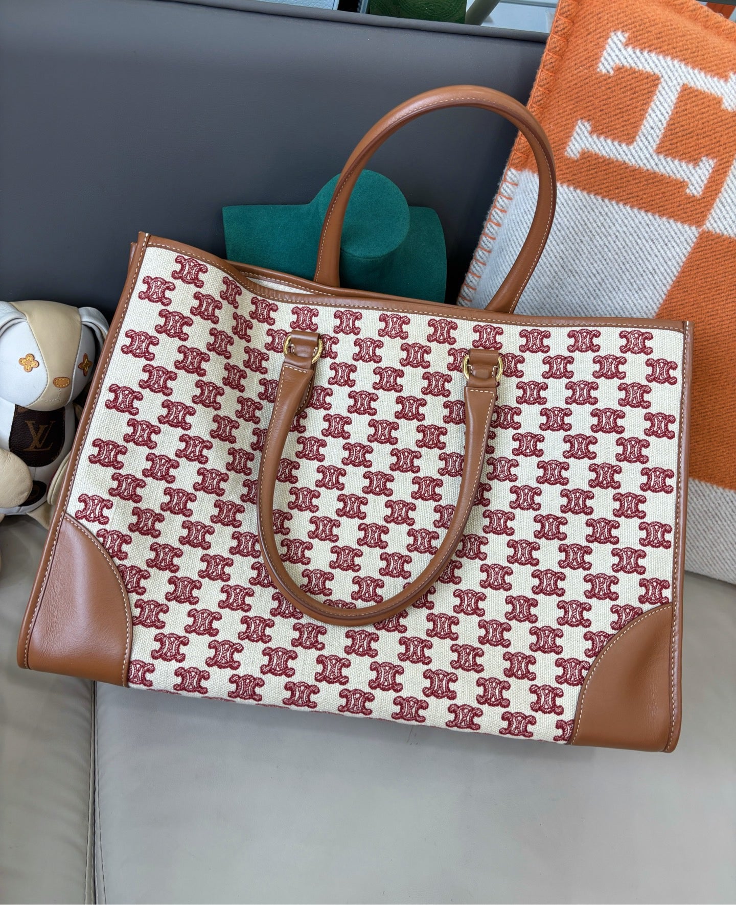 Celine Monogram Canvas Tote
