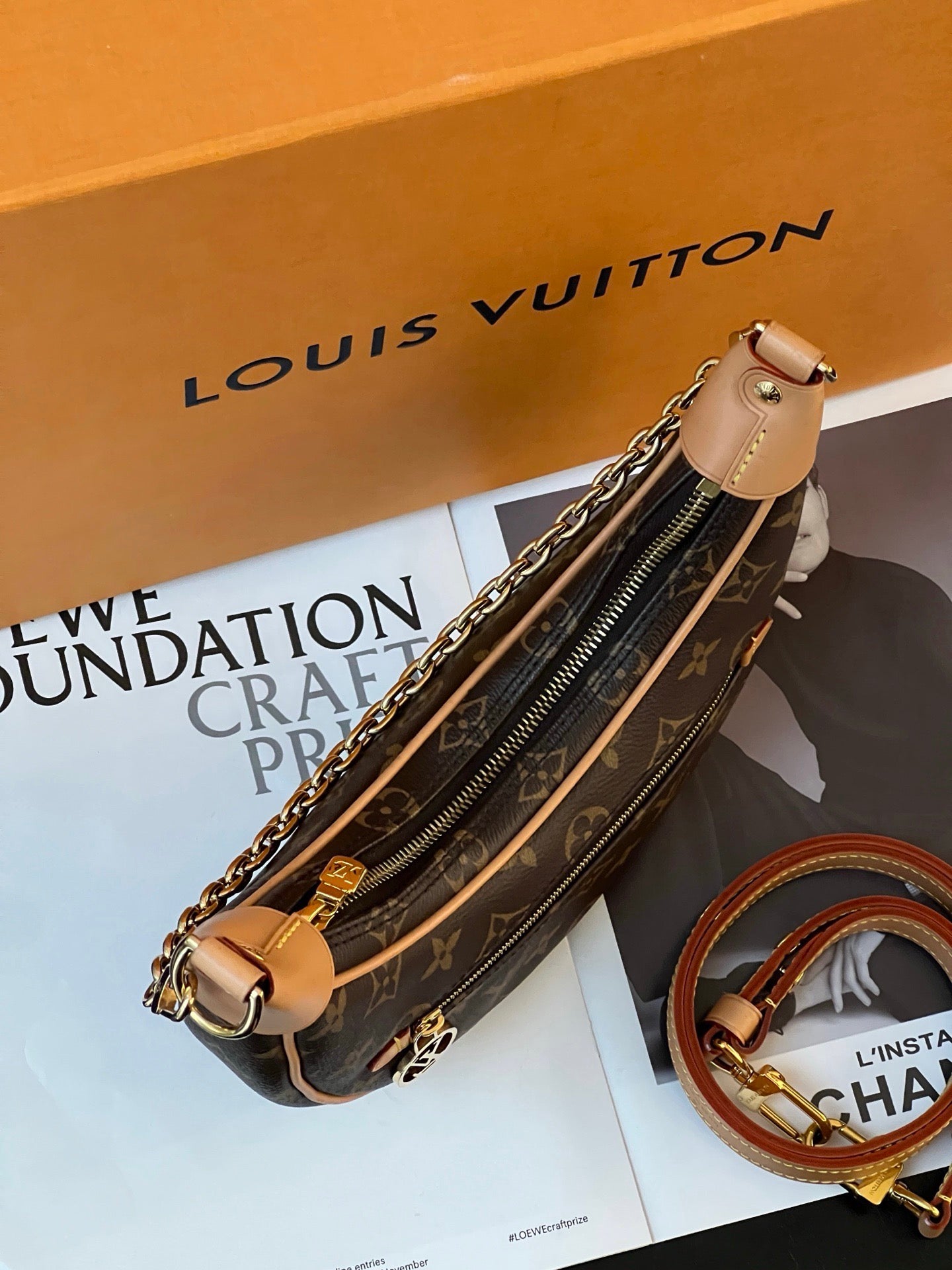 Louis Vuitton Monogram Loop Bag (Chip Version)