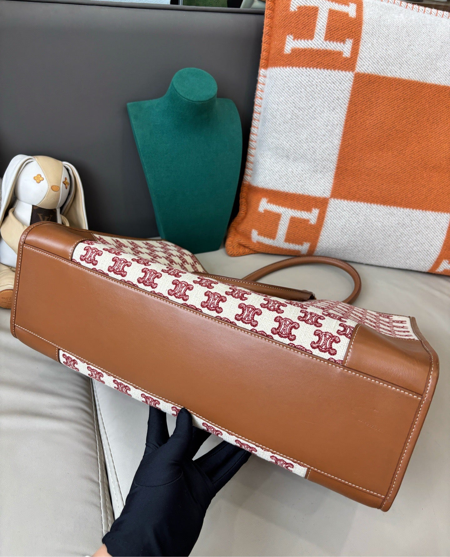 Celine Monogram Canvas Tote