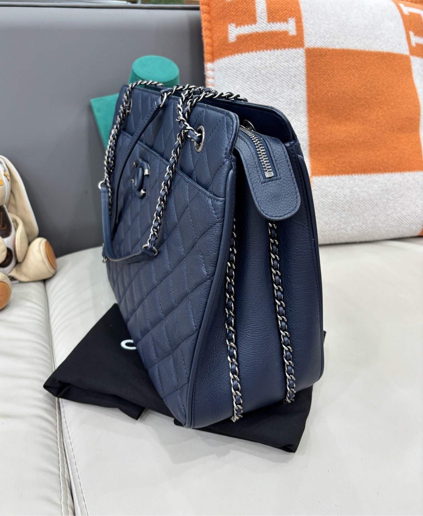 Chanel Deep Blue Tote