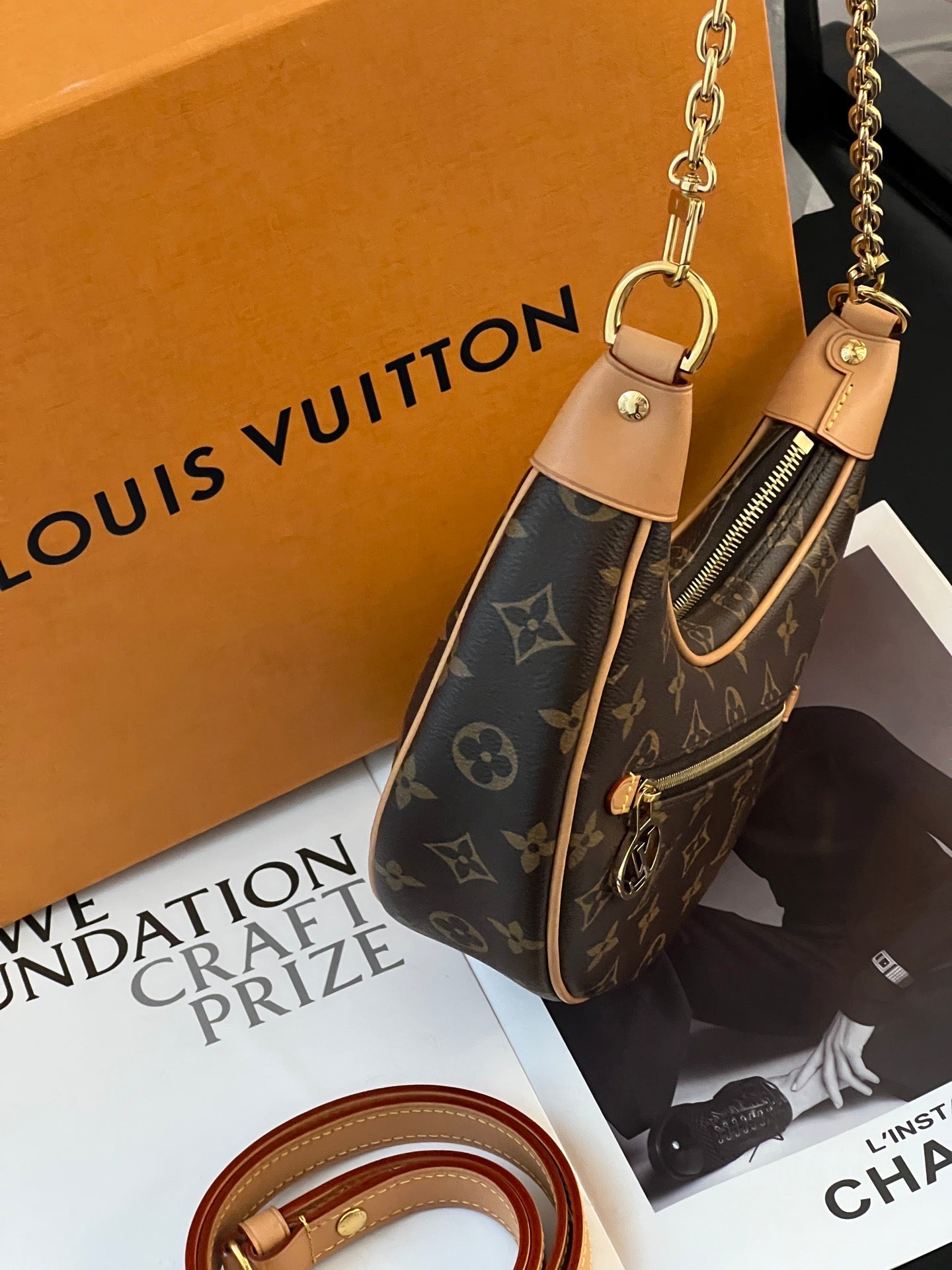 Louis Vuitton Monogram Loop Bag (Chip Version)