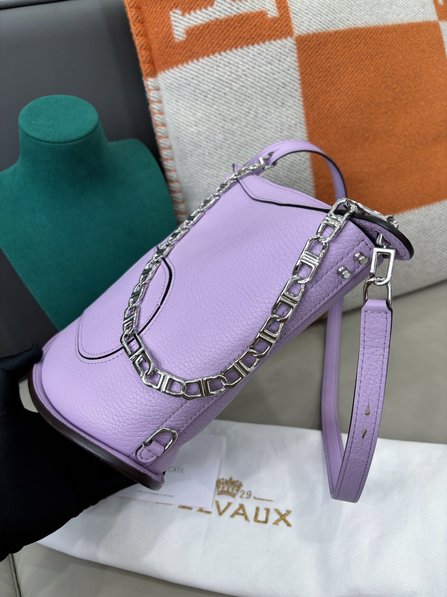 Delvaux Pin Twist Bucket Bag