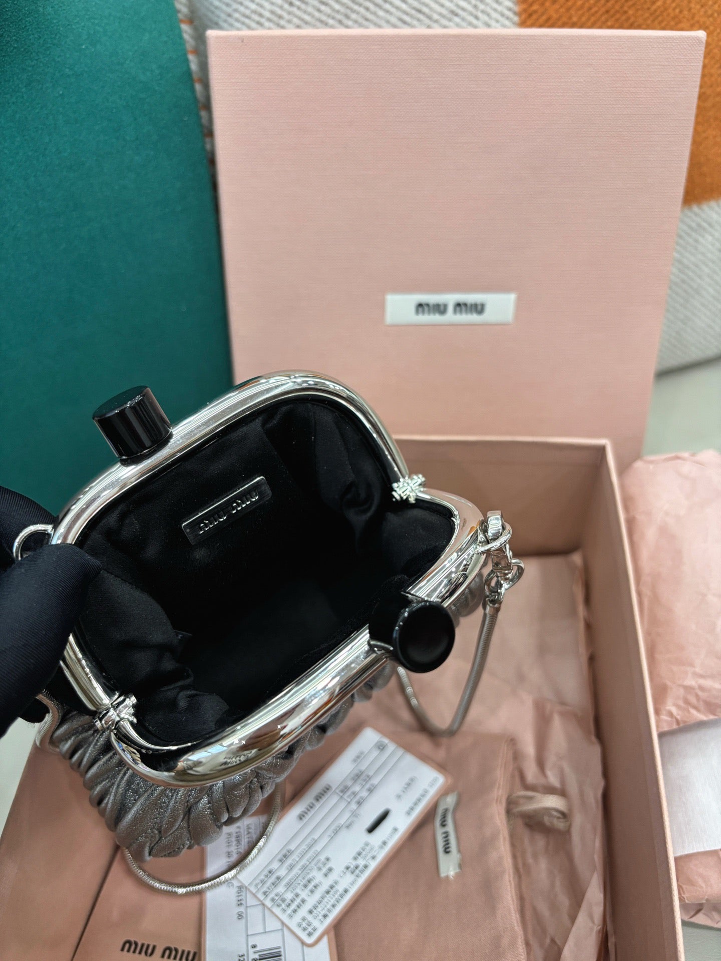 Miu Miu Mini Kiss-Lock Bag