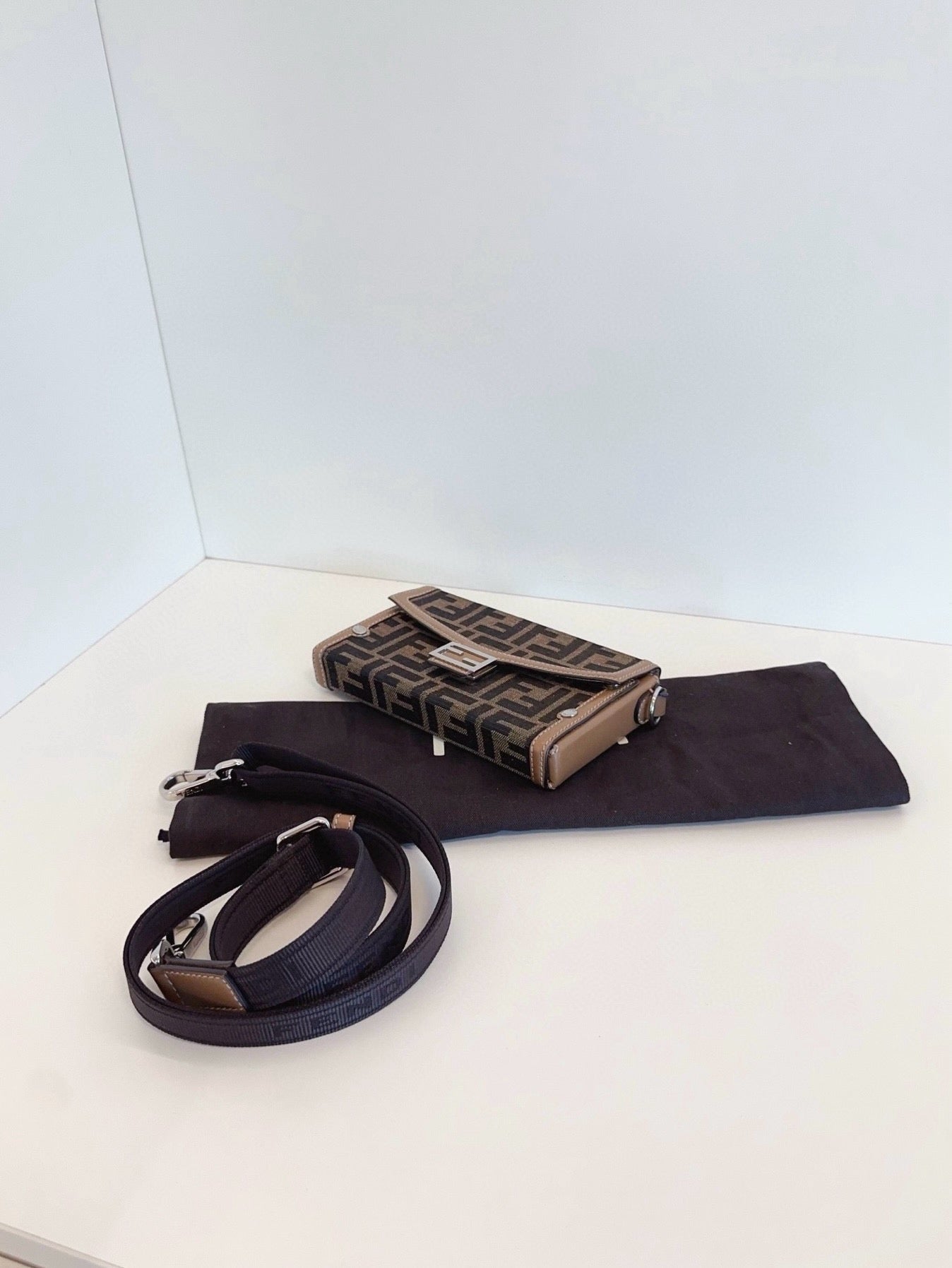 Fendi Baguette Soft Trunk Mini Bag