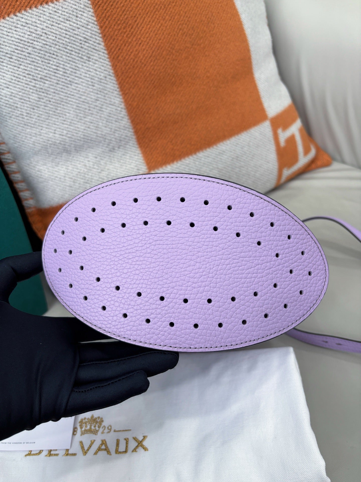 Delvaux Pin Twist Bucket Bag