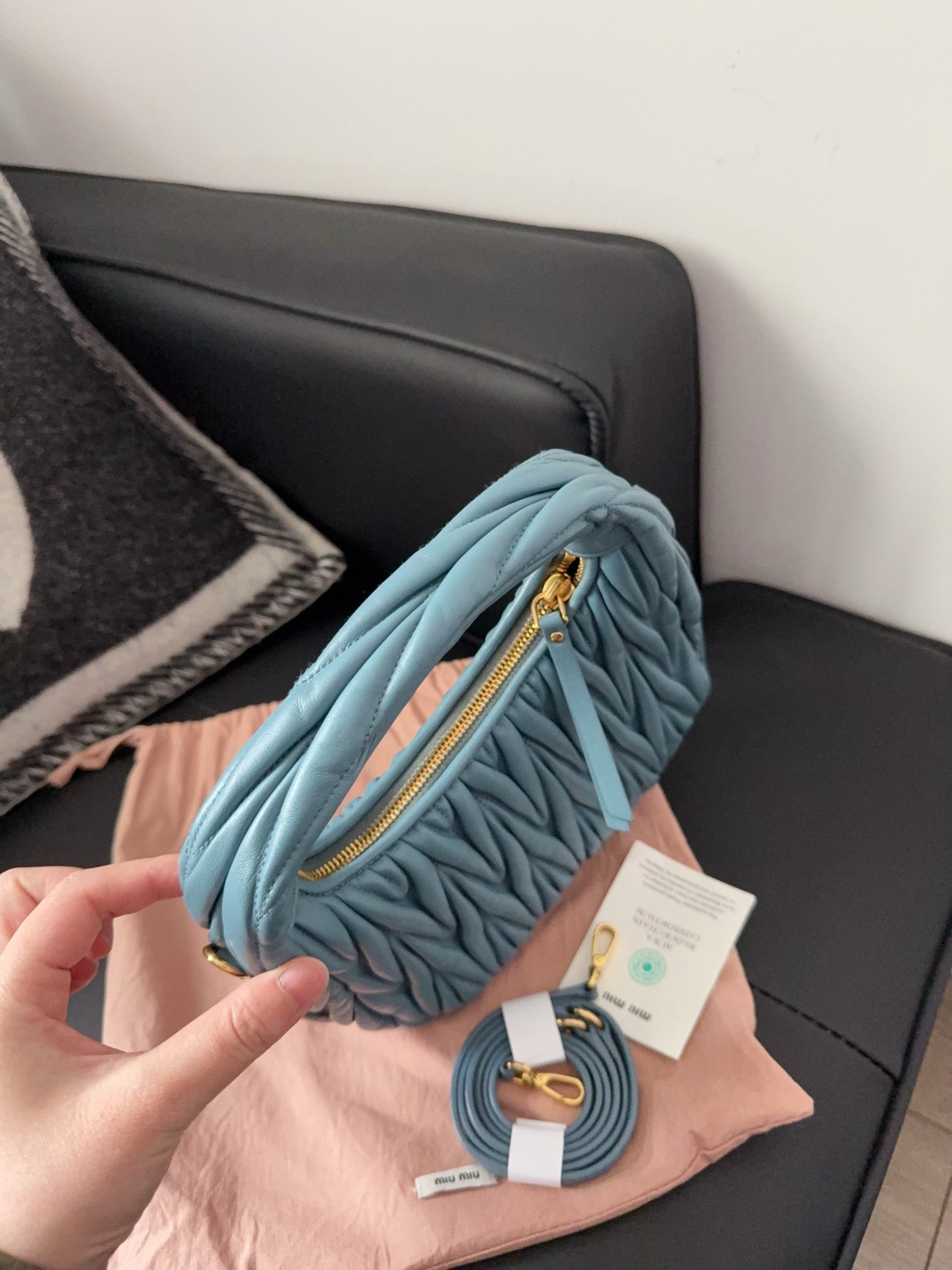 Miu Miu Wander Small Hobo