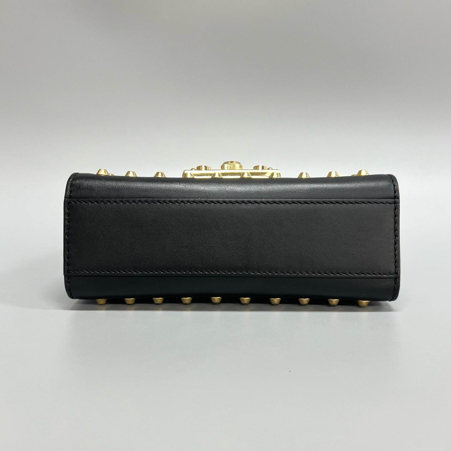 Gucci Padlock Moon Box – Black with Pearl Studs