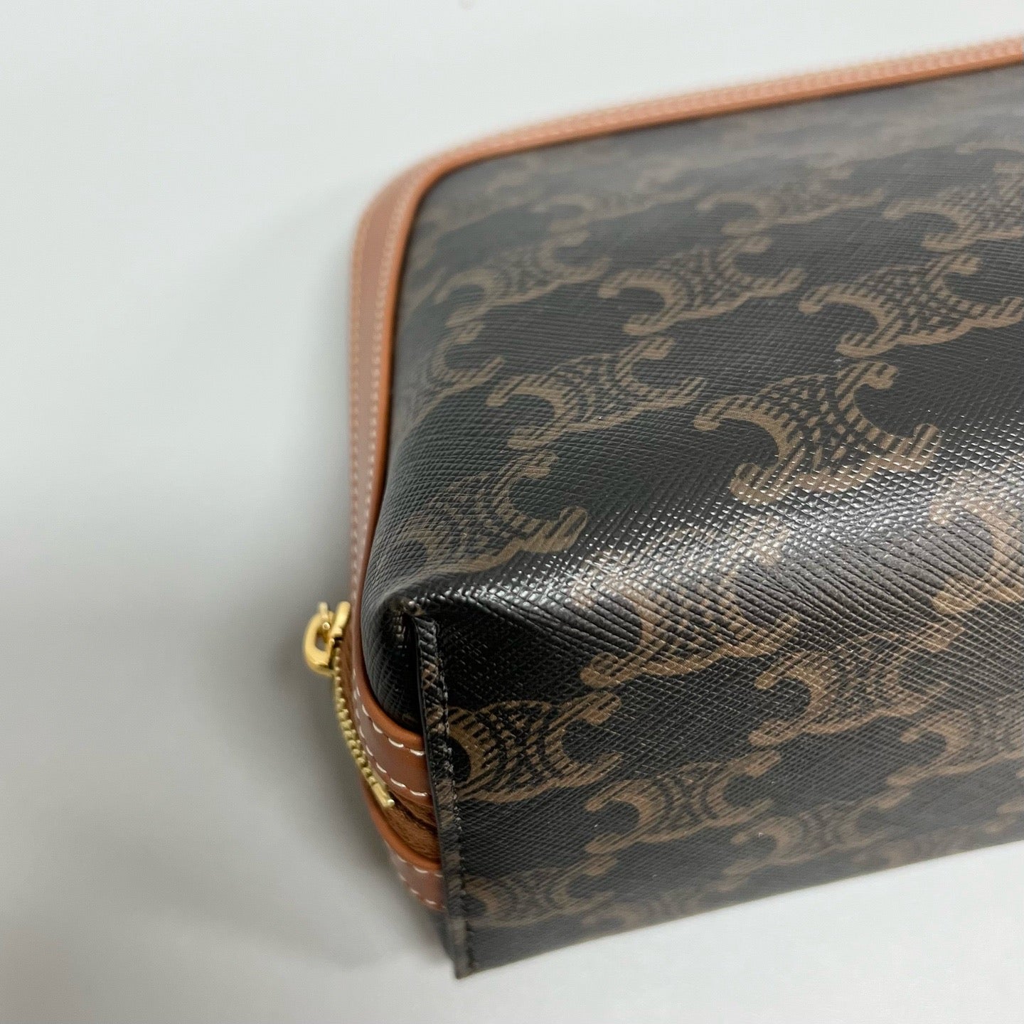 Celine Triomphe Canvas Vanity Pouch