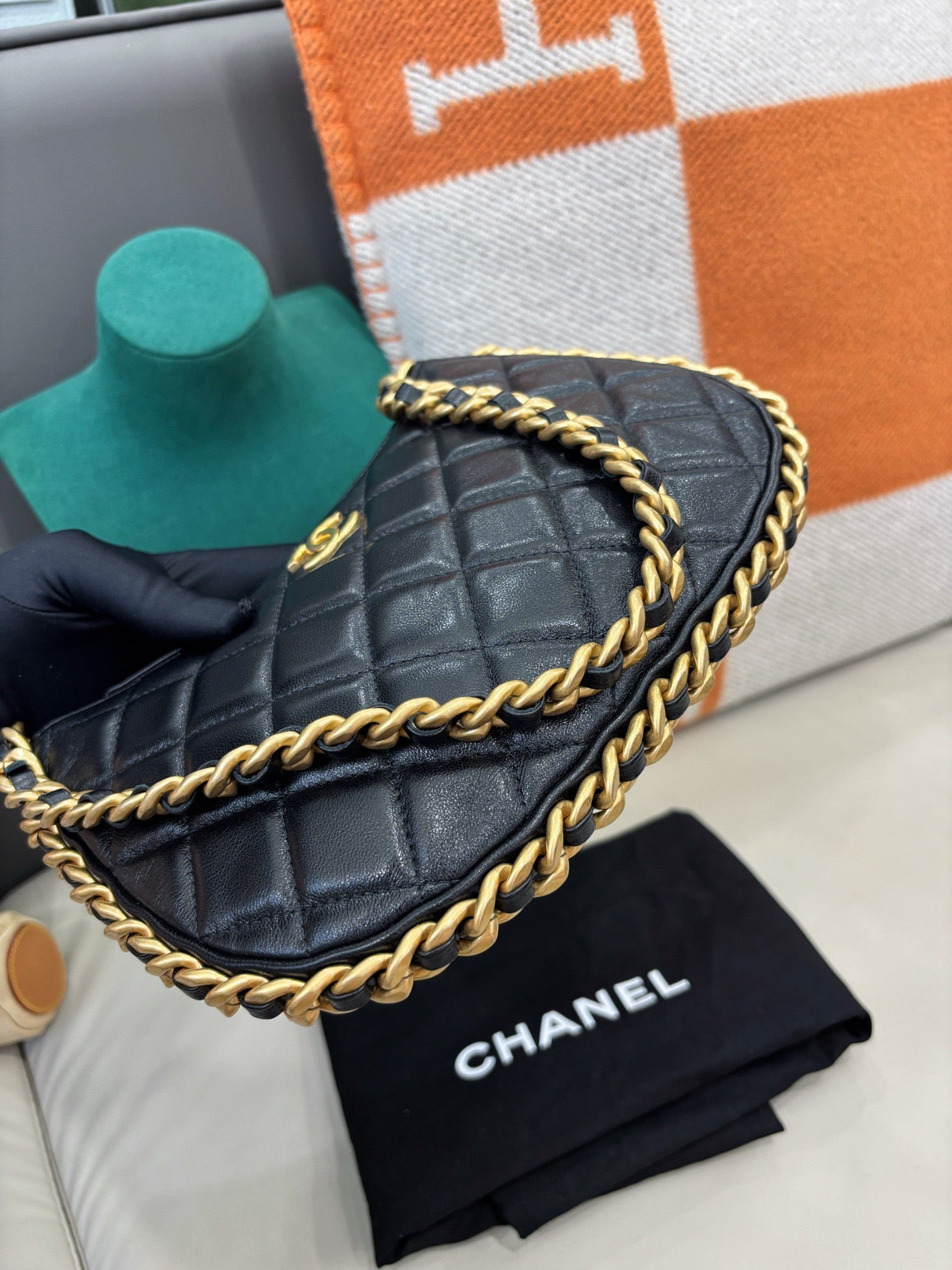 Chanel 23B Hobo Shoulder Bag