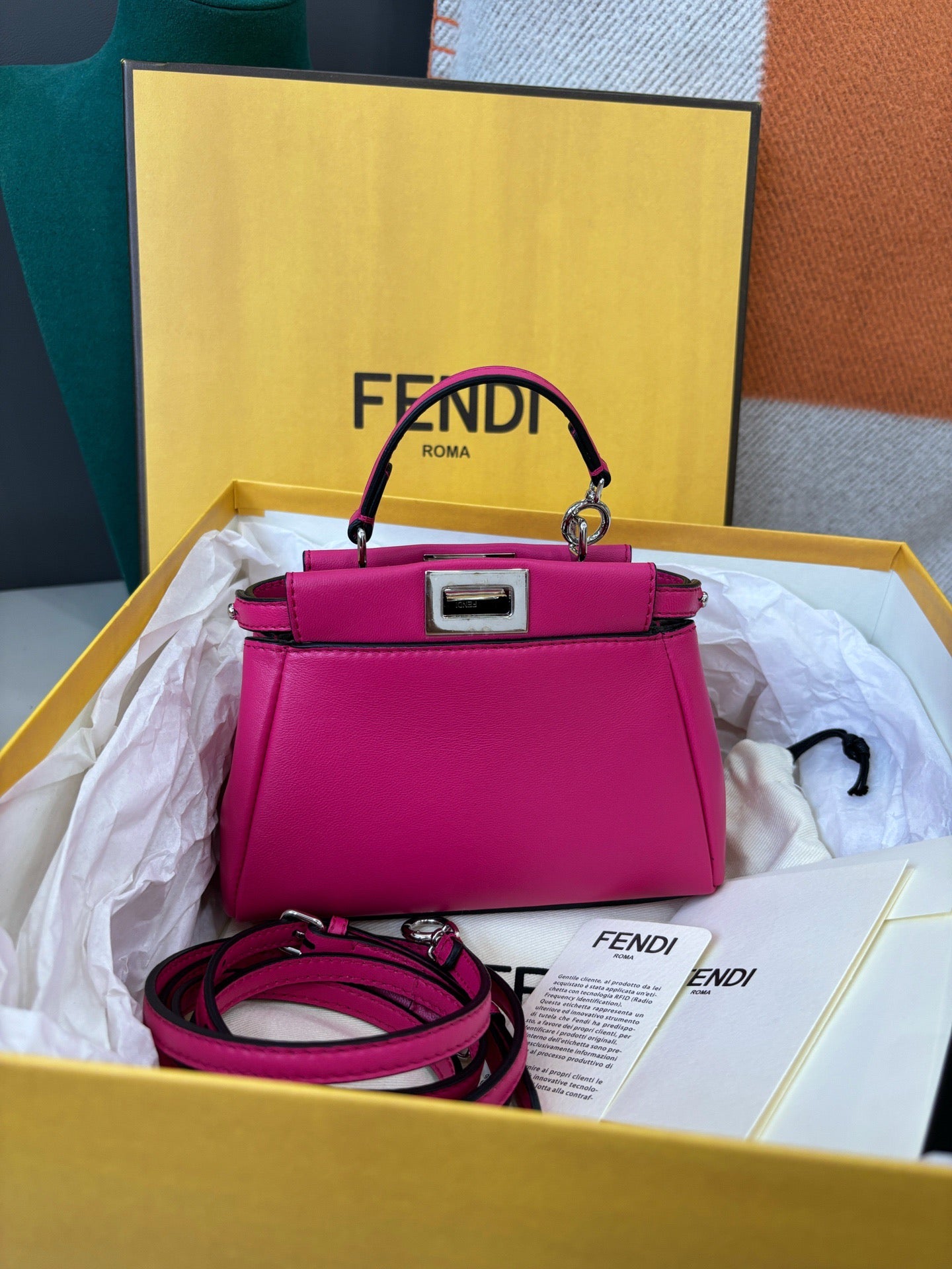 Fendi Mini Peekaboo Mimi Bag