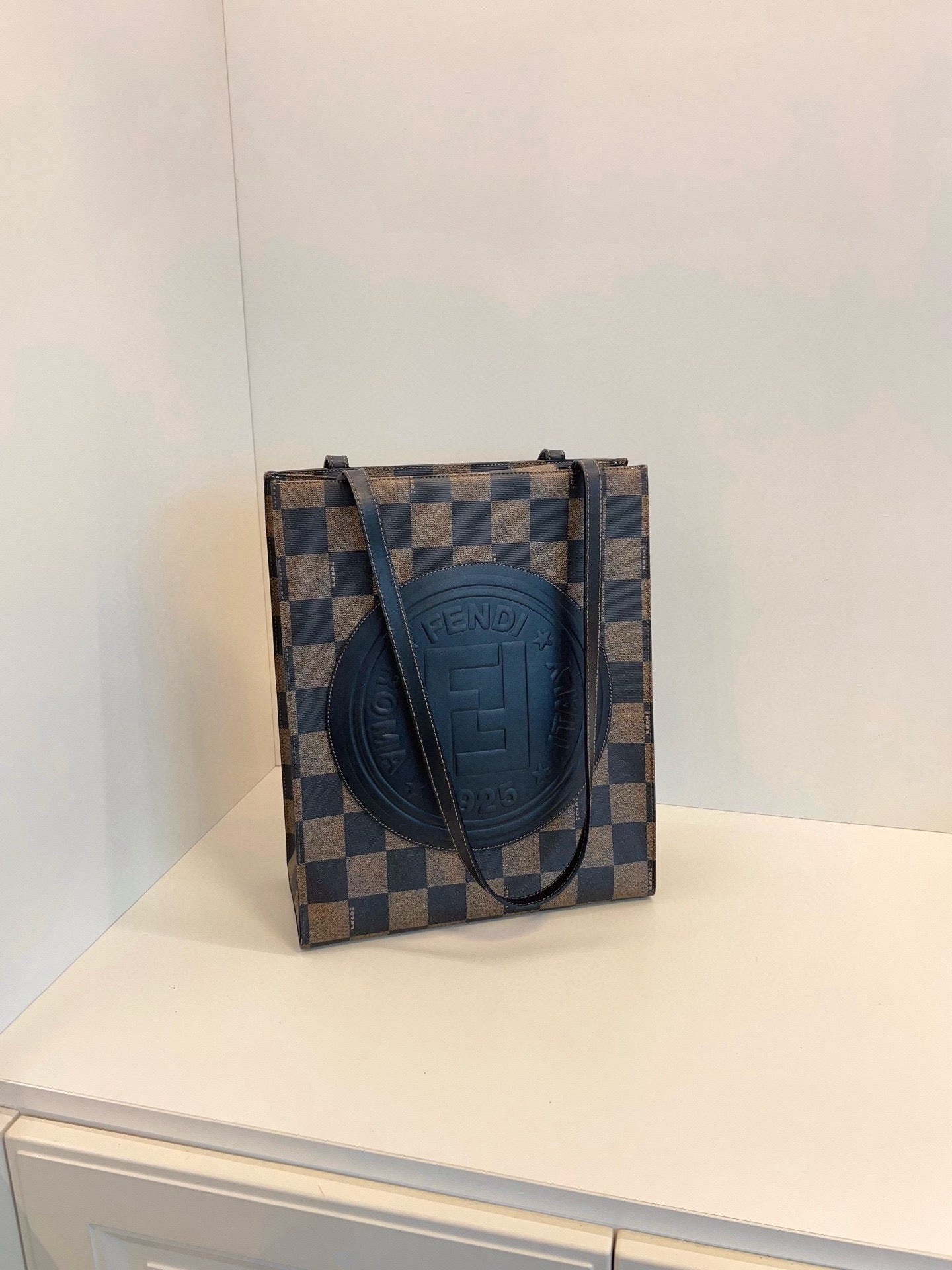 Fendi FF Embossed Monogram Tote Bag