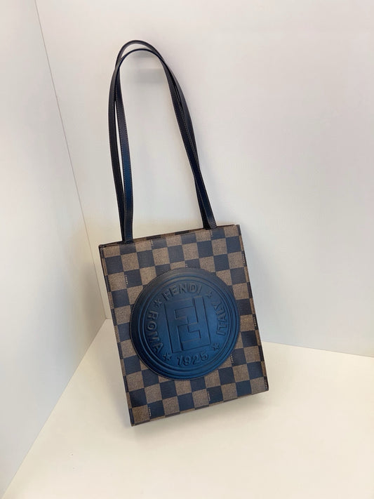 Fendi FF Embossed Monogram Tote Bag