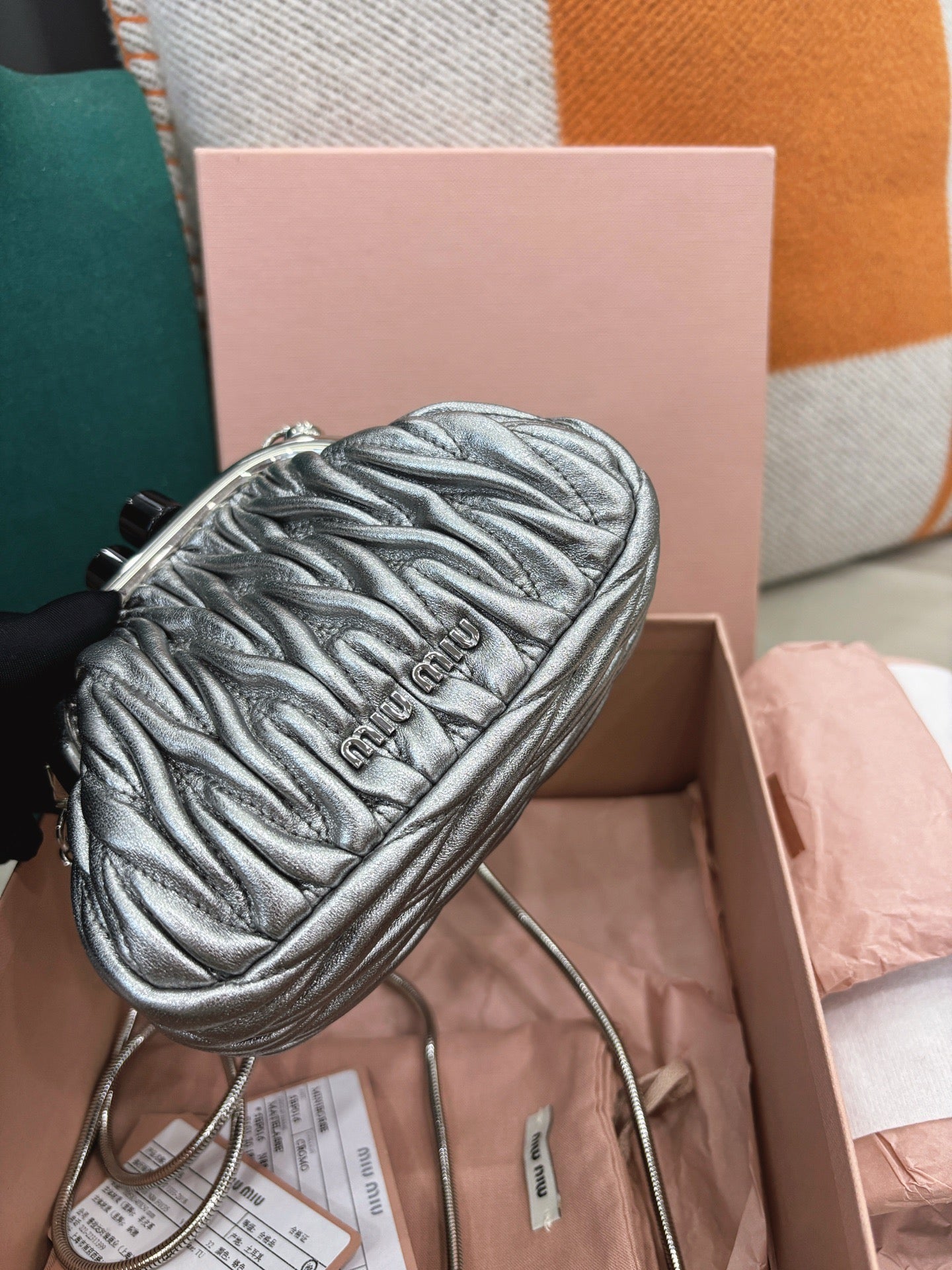 Miu Miu Mini Kiss-Lock Bag