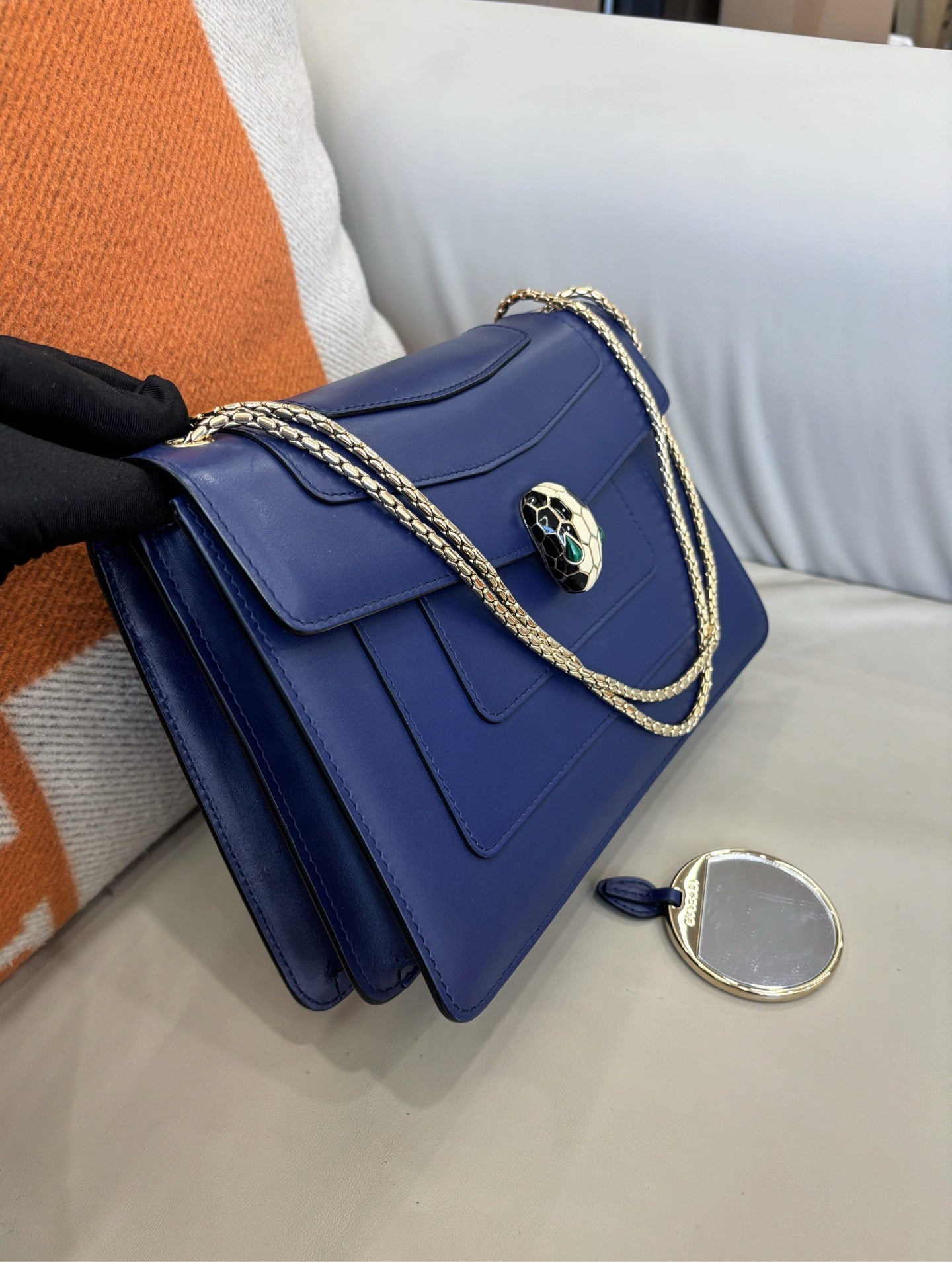 Bvlgari Serpenti Forever Medium Top Handle Bag