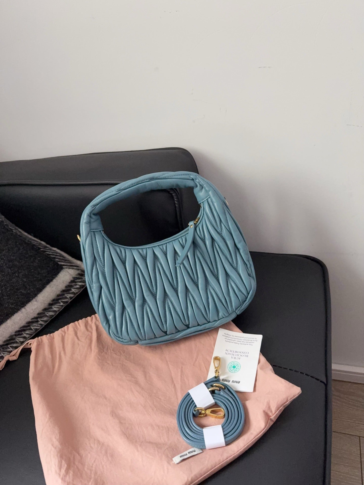 Miu Miu Wander Small Hobo