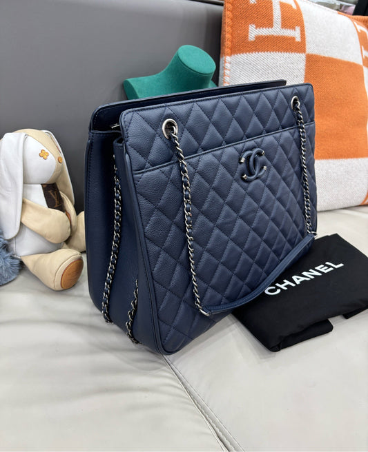 Chanel Deep Blue Tote