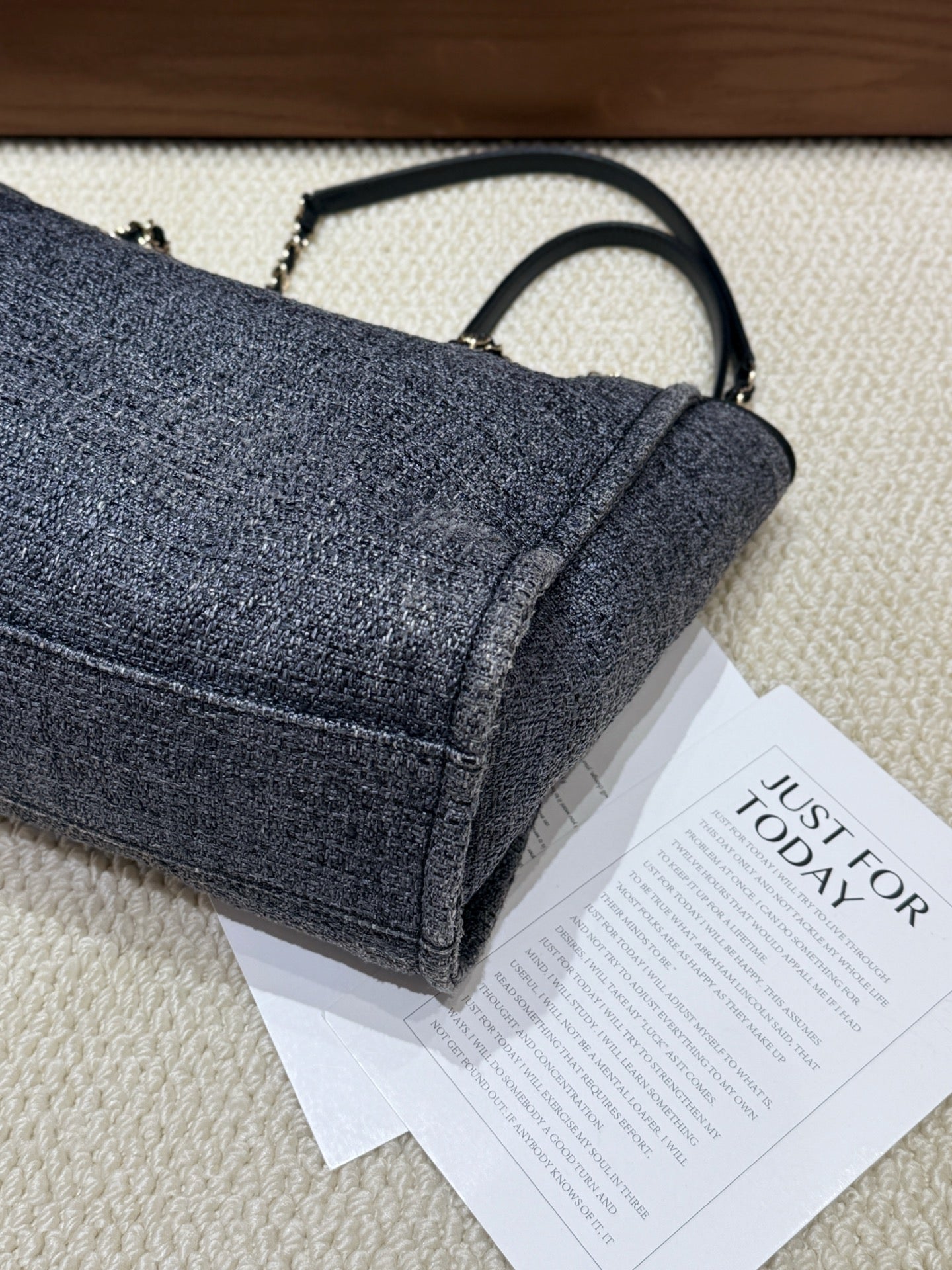 Chanel Canvas Tote Beach Bag (Medium)