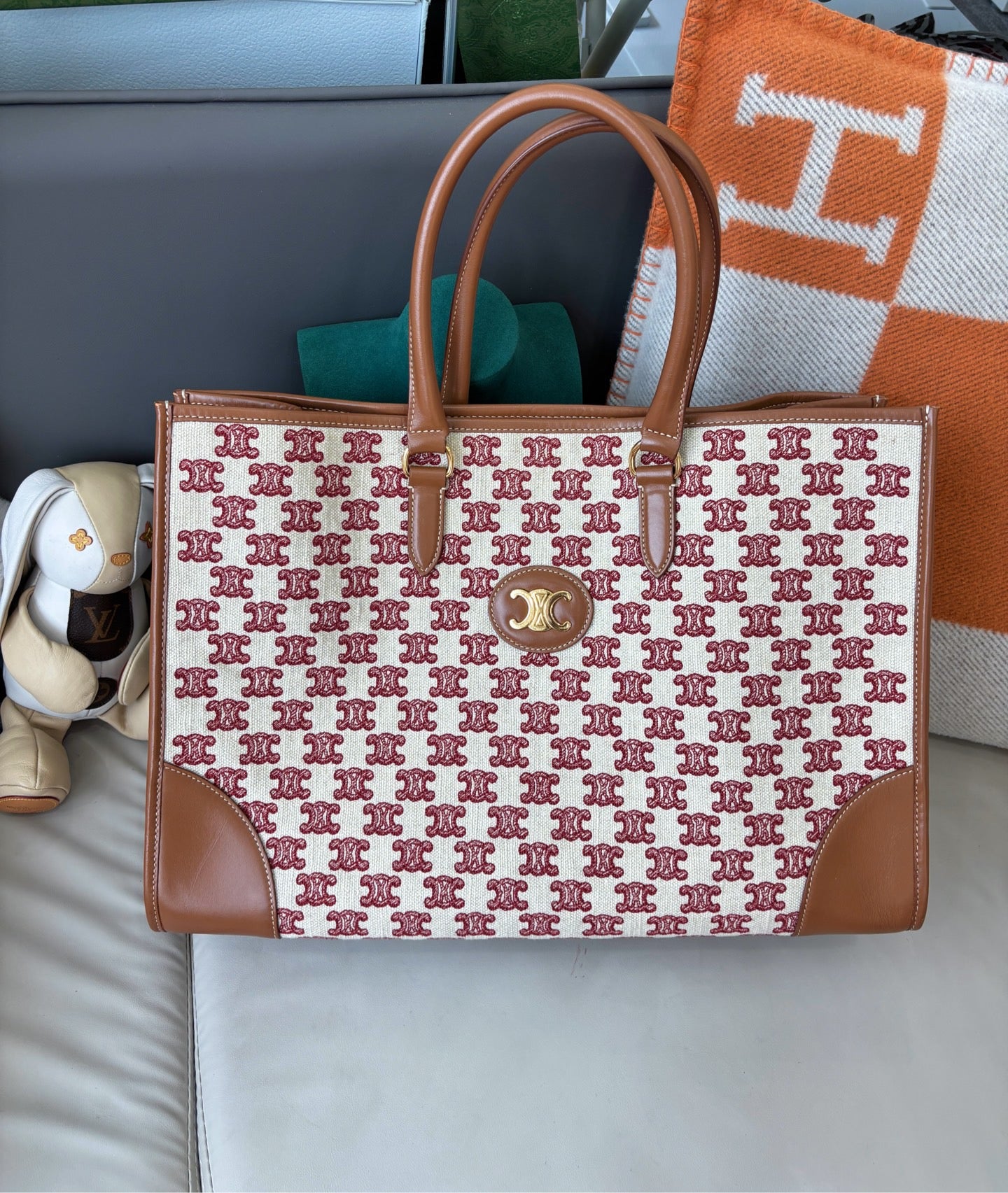 Celine Monogram Canvas Tote