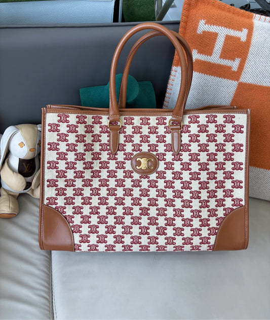 Celine Monogram Canvas Tote