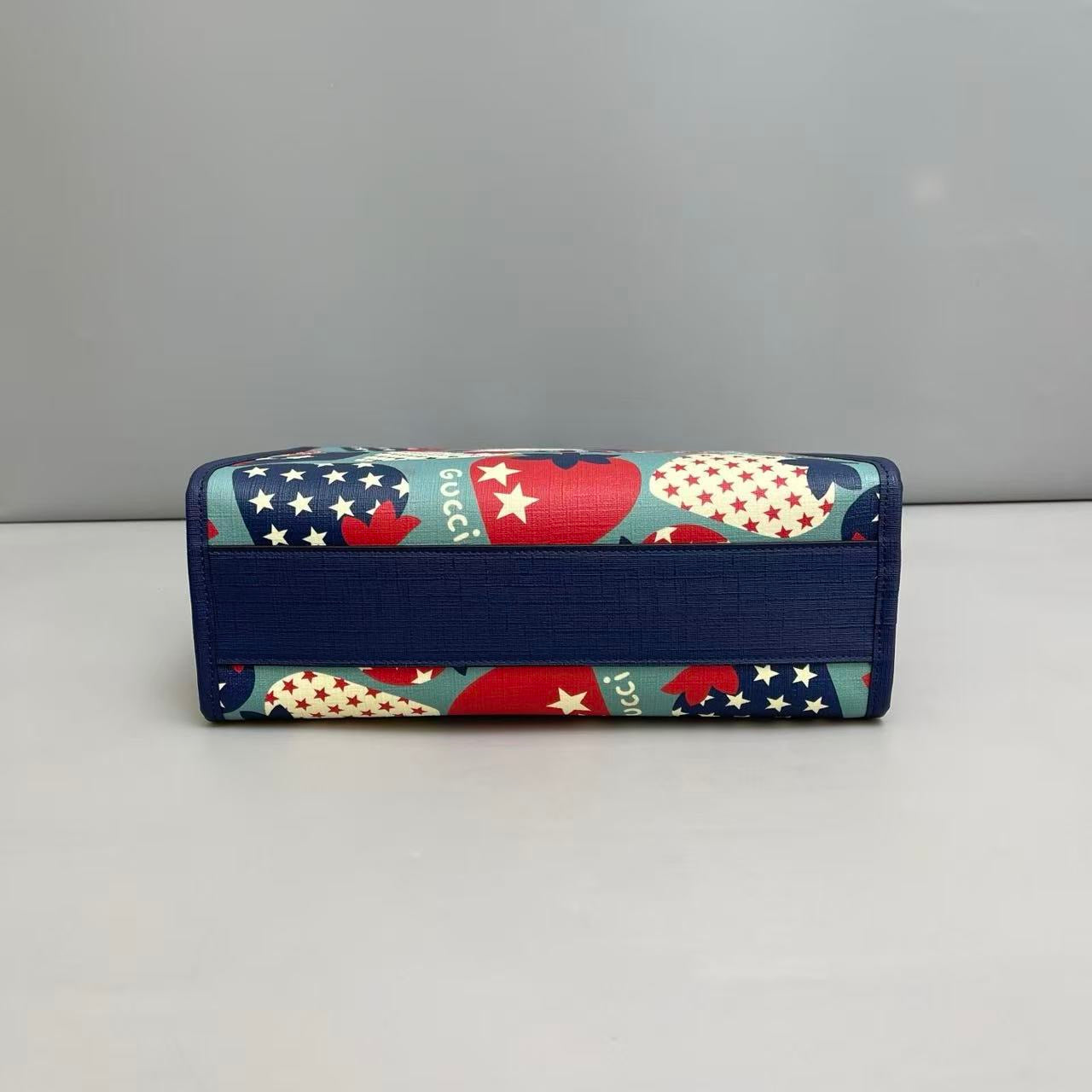 Gucci Strawberry & Star Print Tote Bag