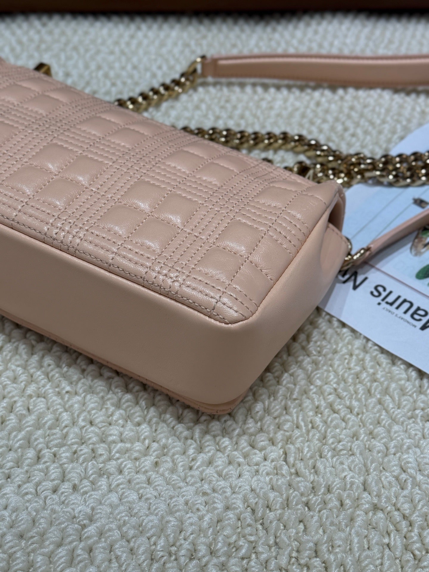 Burberry Peach Pink LOLA Small