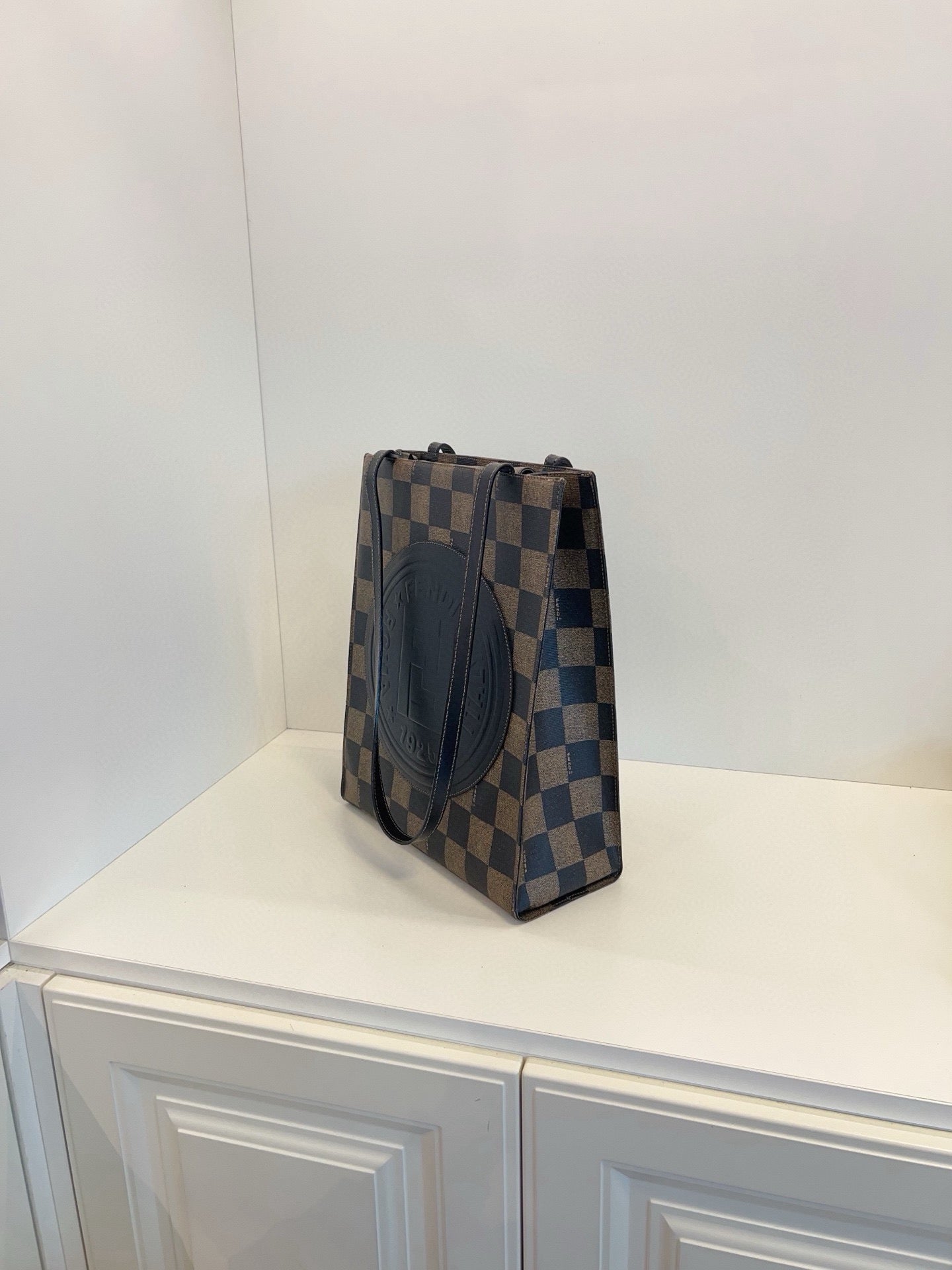 Fendi FF Embossed Monogram Tote Bag