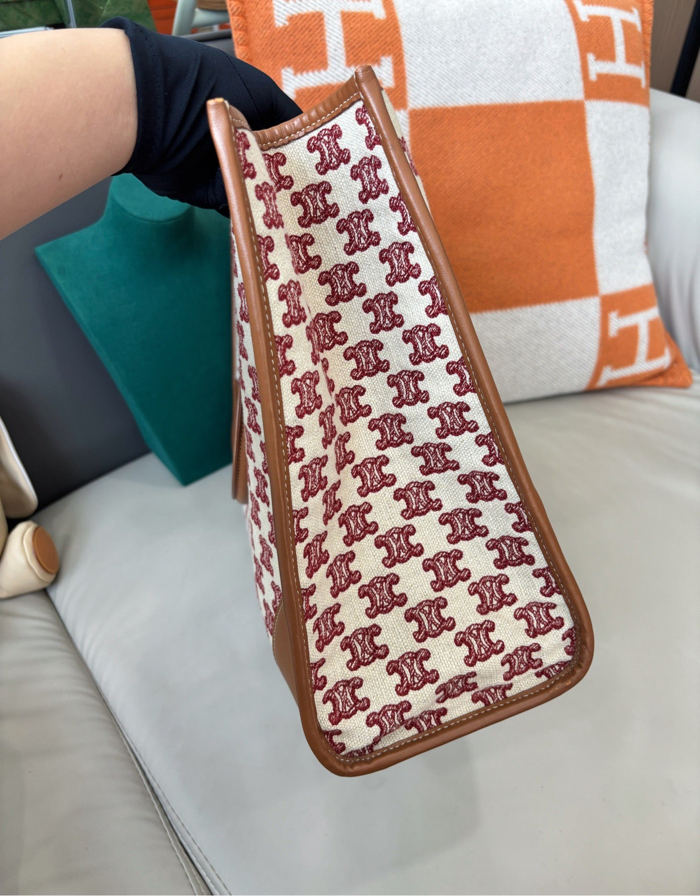 Celine Monogram Canvas Tote