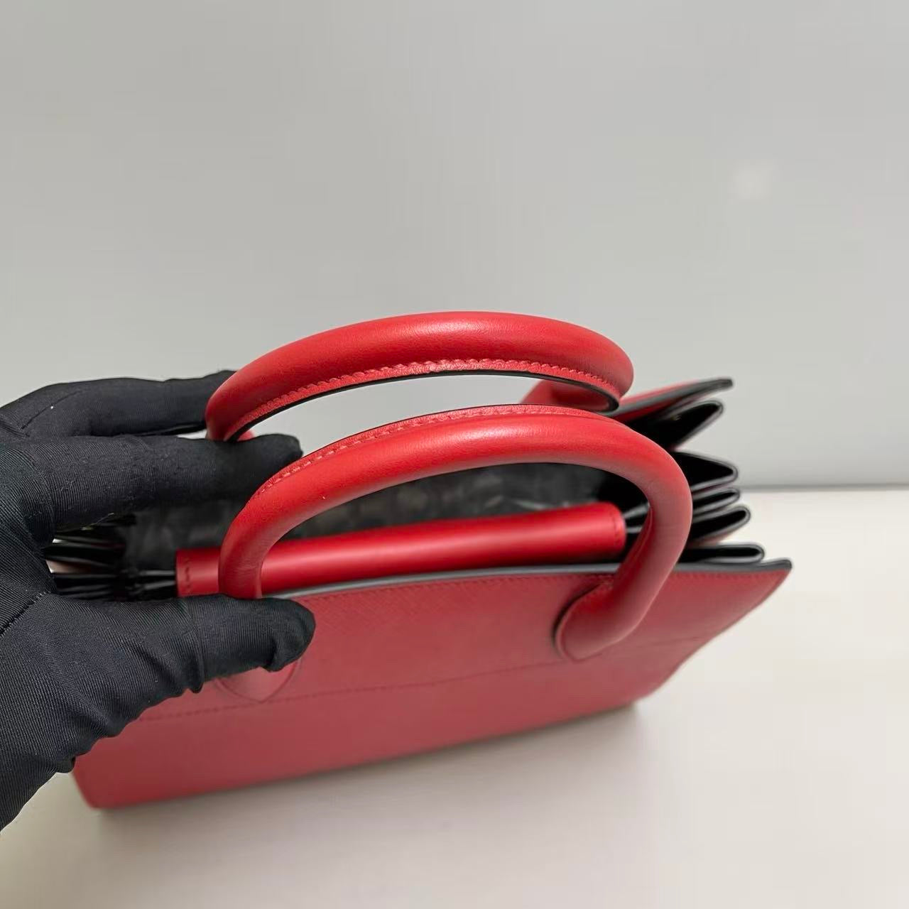 Prada Saffiano Leather Accordion Tote