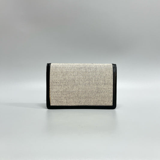 CELINE Canvas & Leather Envelope WOC