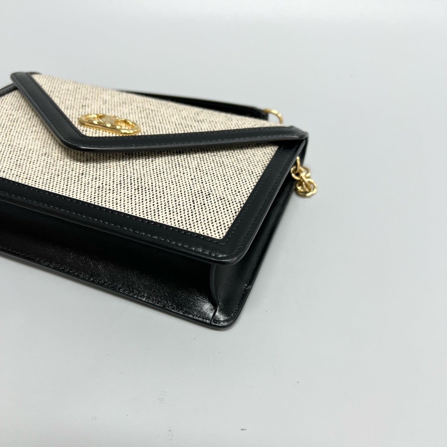 CELINE Canvas & Leather Envelope WOC