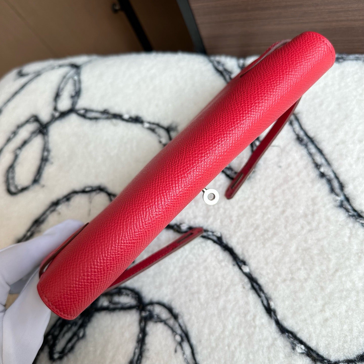 Hermès Kelly Long Wallet — Red Epsom