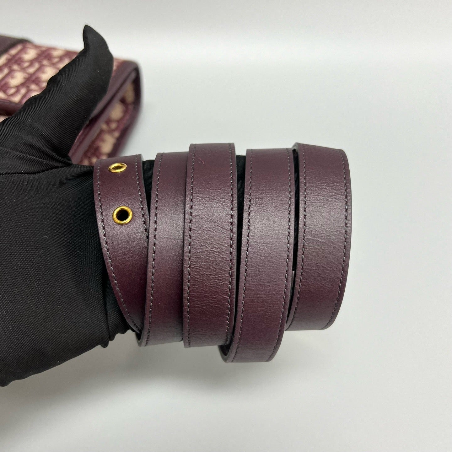 Dior 30 Montaigne – Burgundy Oblique