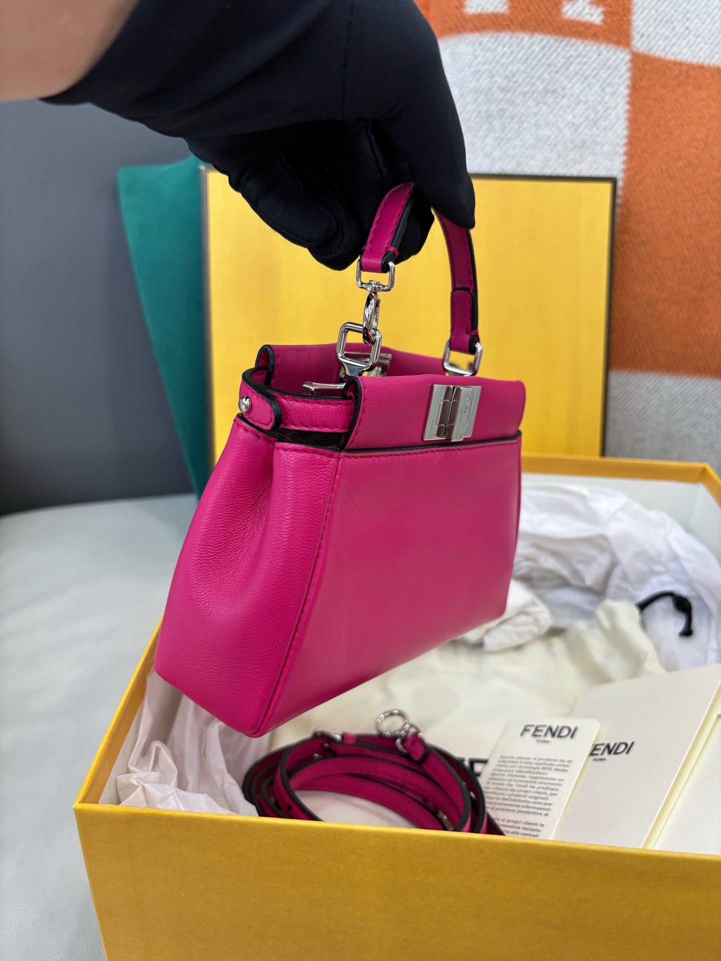 Fendi Mini Peekaboo Mimi Bag