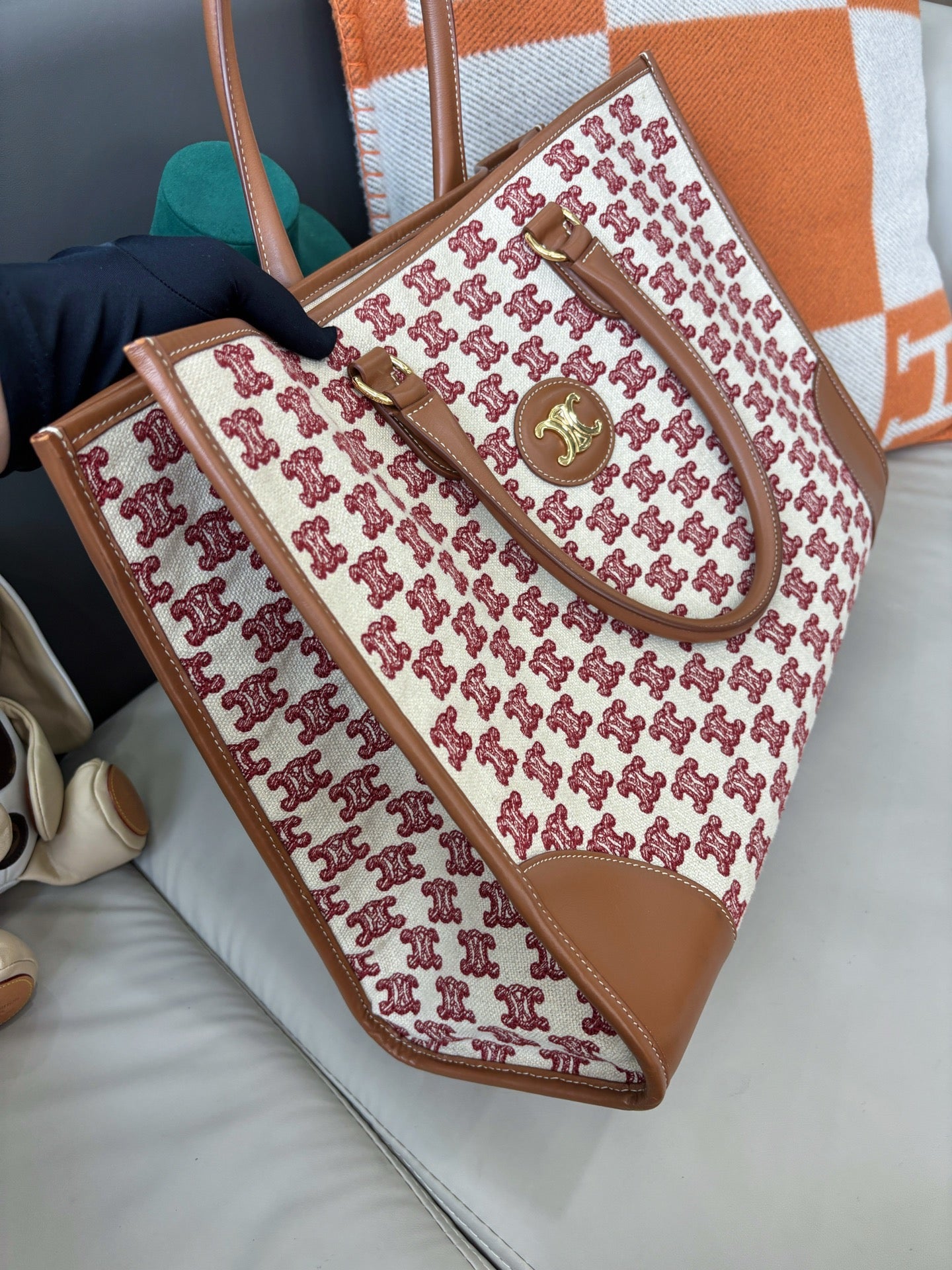 Celine Monogram Canvas Tote