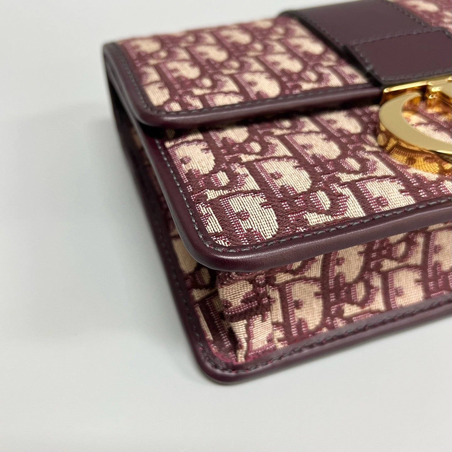 Dior 30 Montaigne – Burgundy Oblique