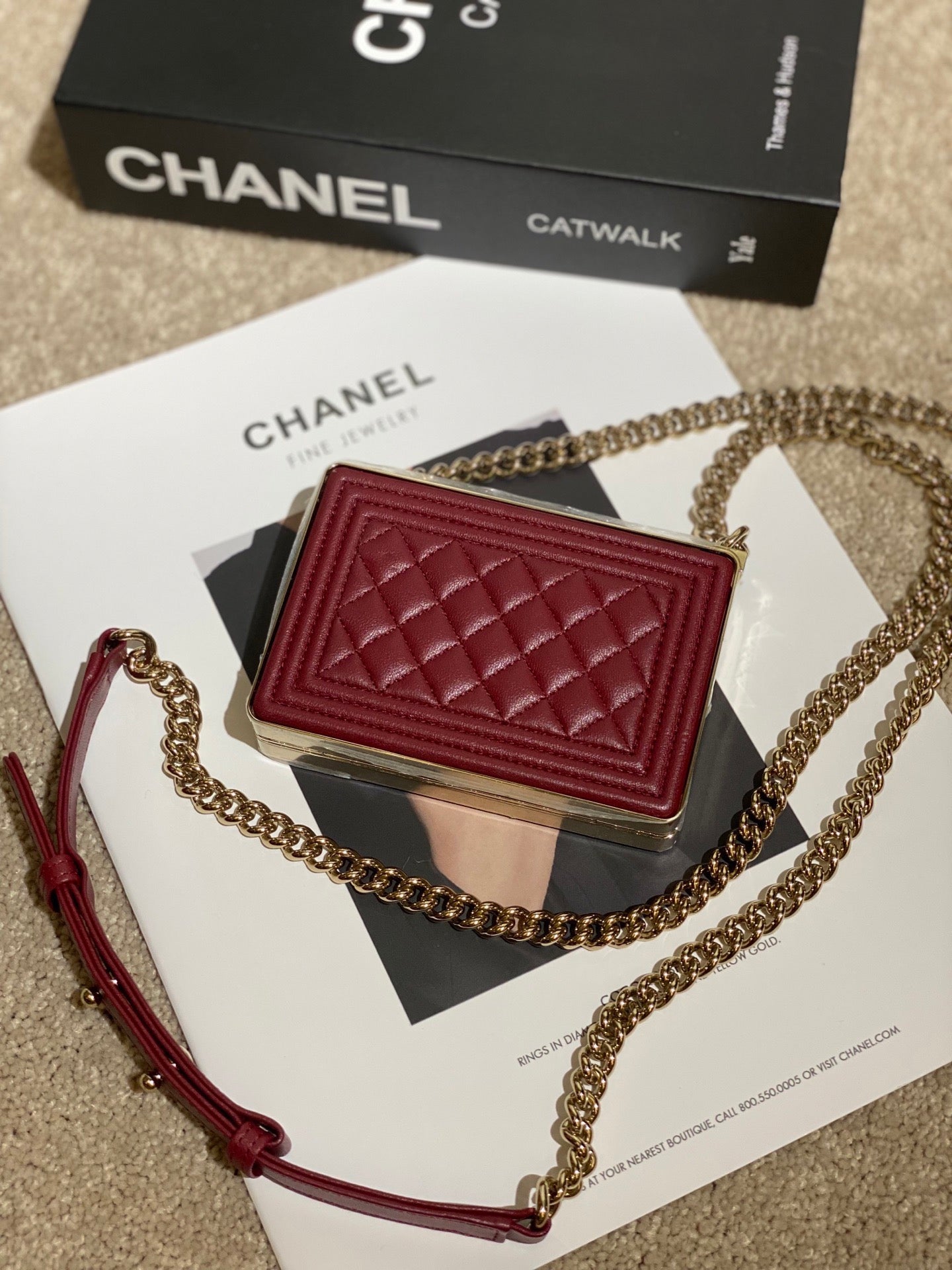 Chanel 22A Métiers d’Art Mini Le Boy Box Bag