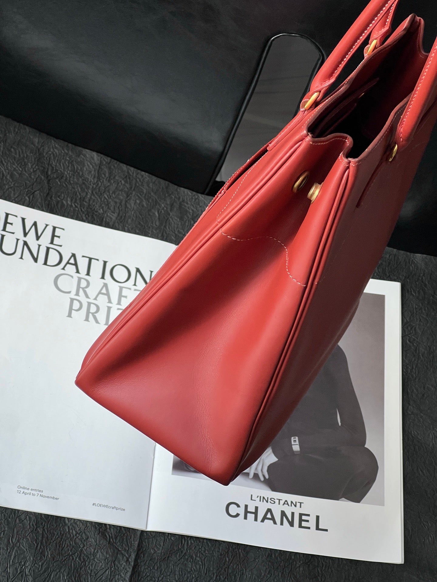 Hermès La Limited Edition Handbag – Dark Orange