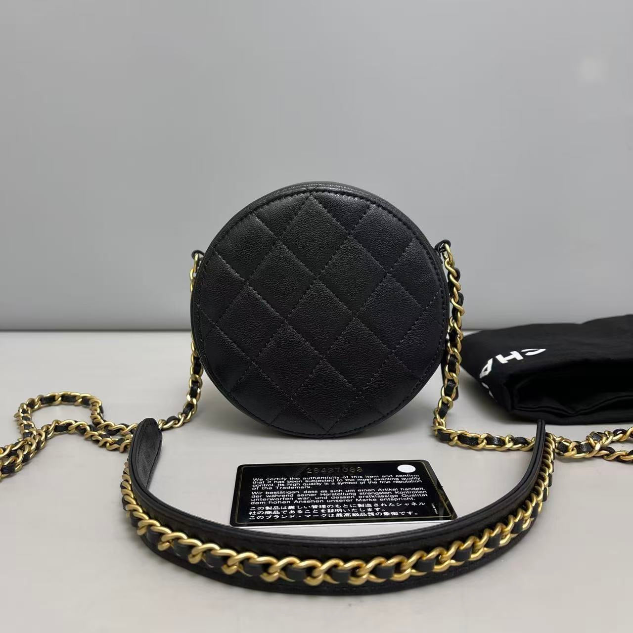 Chanel 19 Round Coin Bag