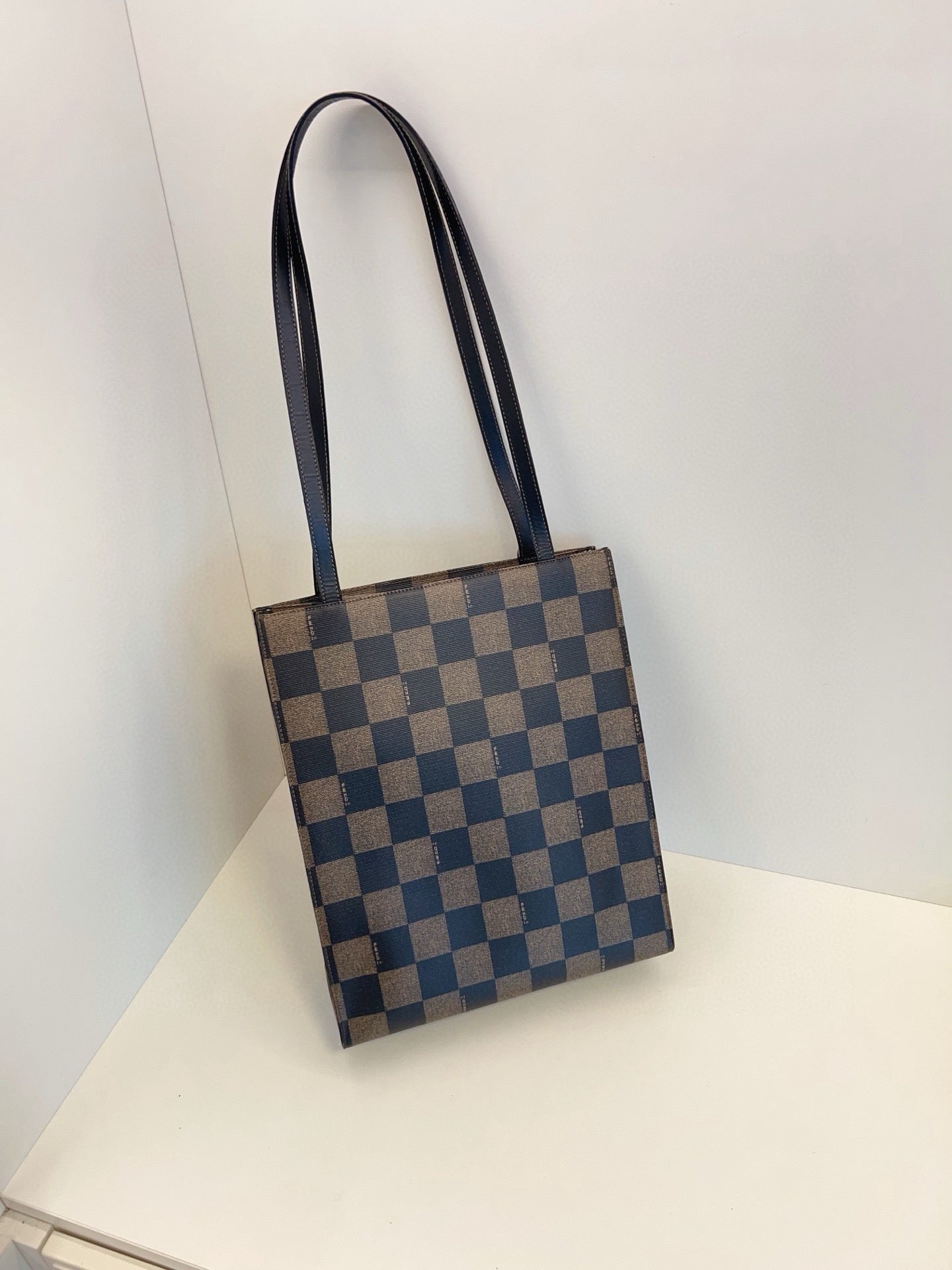 Fendi FF Embossed Monogram Tote Bag