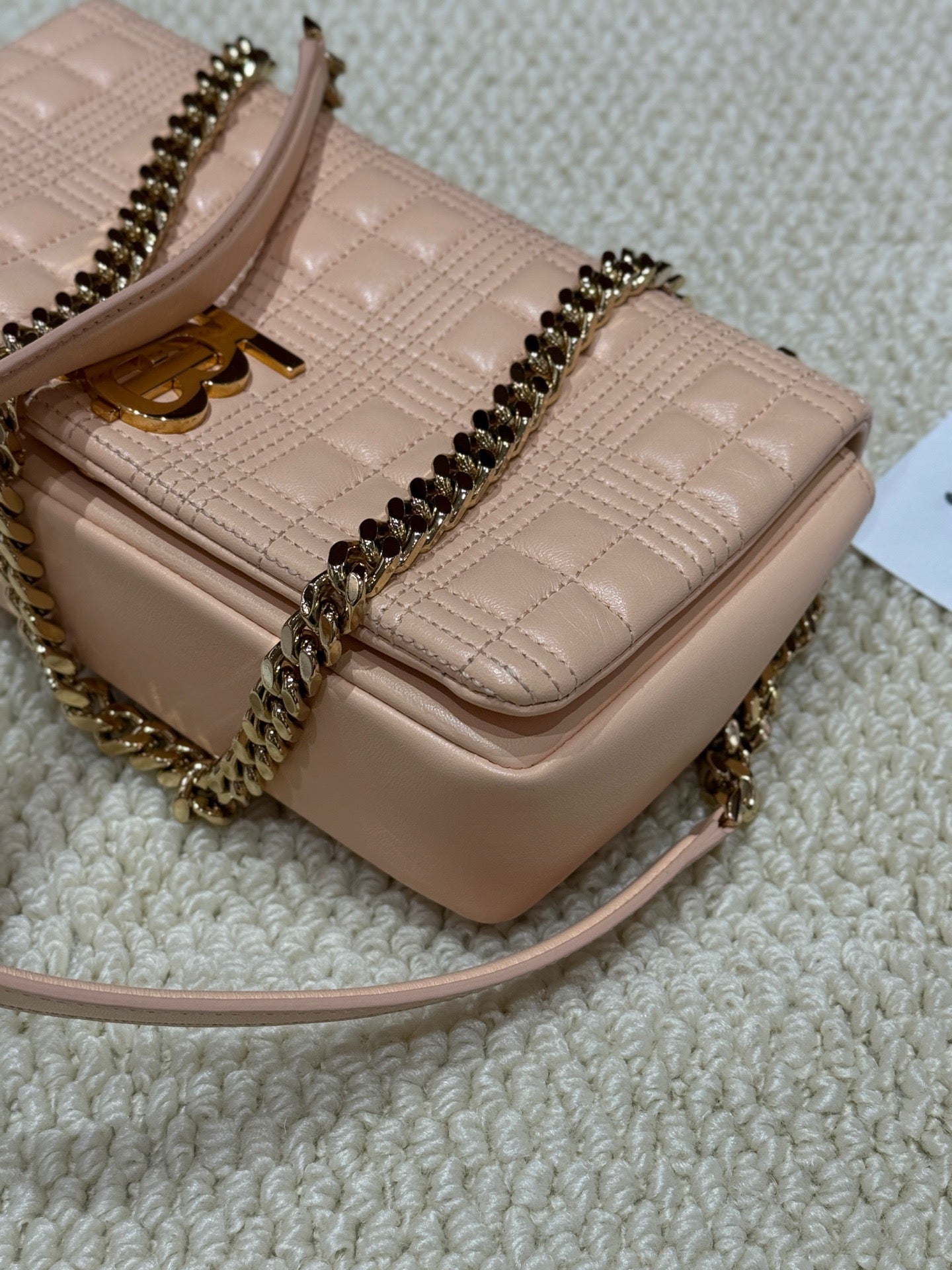 Burberry Peach Pink LOLA Small