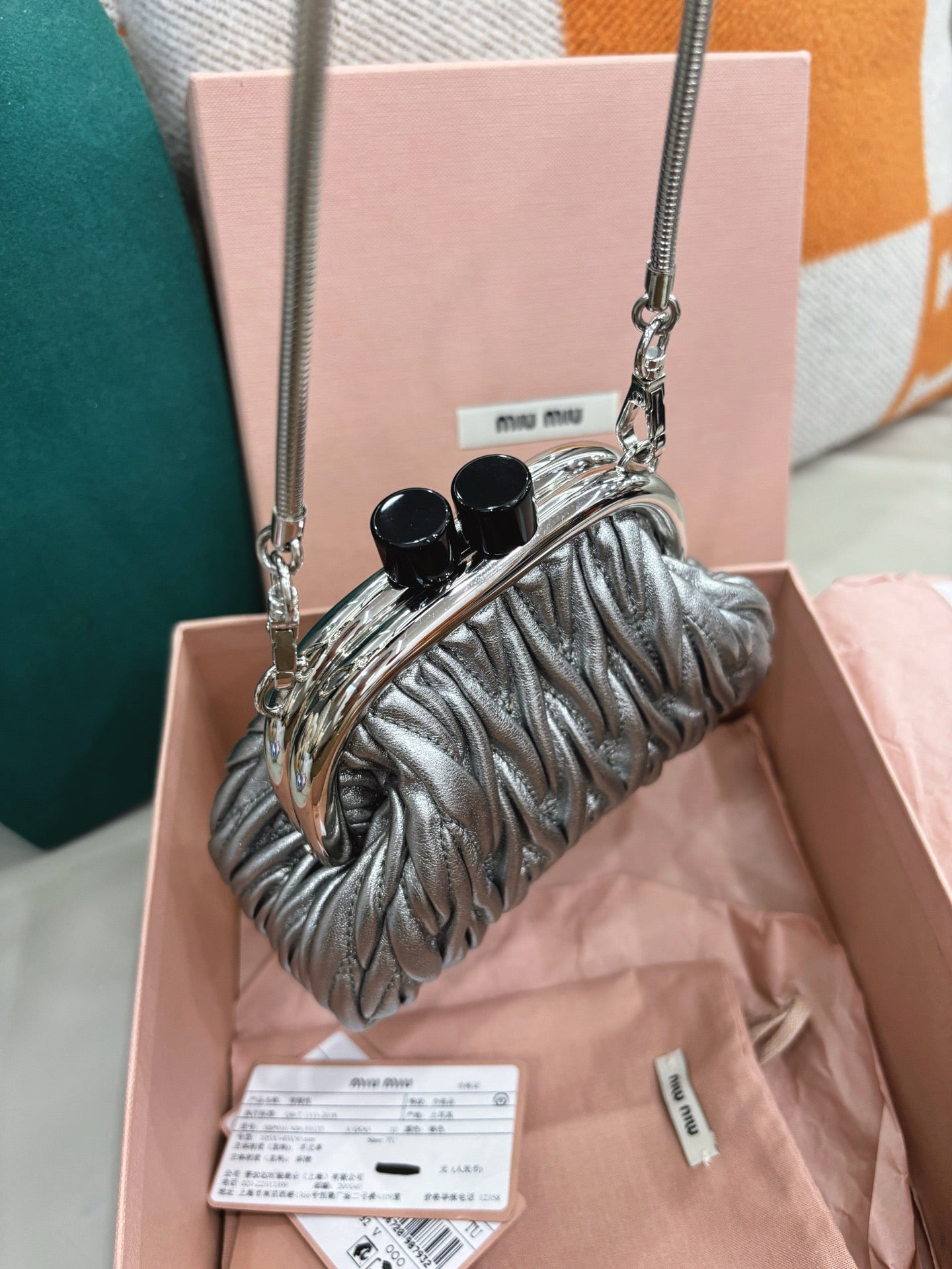Miu Miu Mini Kiss-Lock Bag